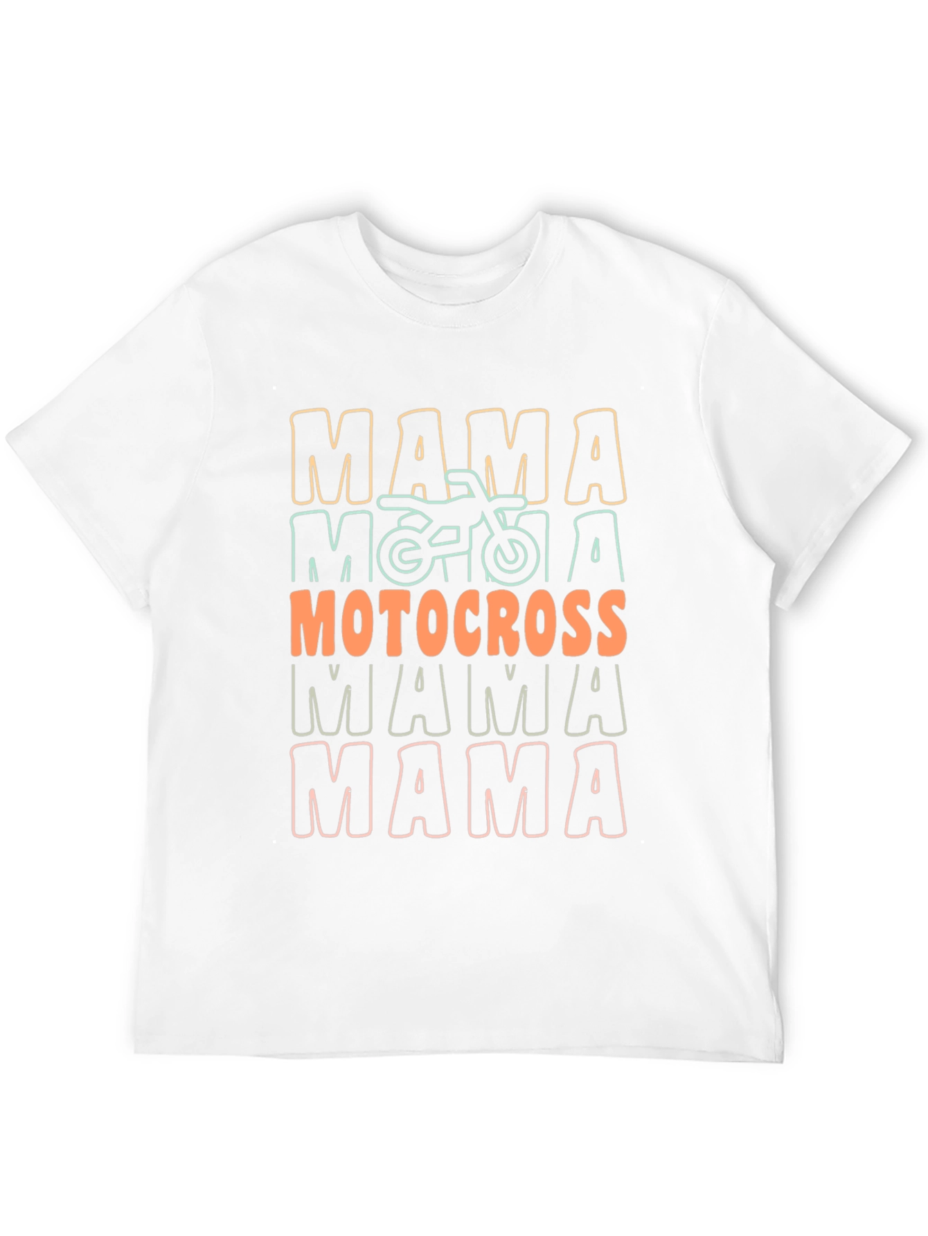 Black Mama Motocross Graphic T-Shirt view 12