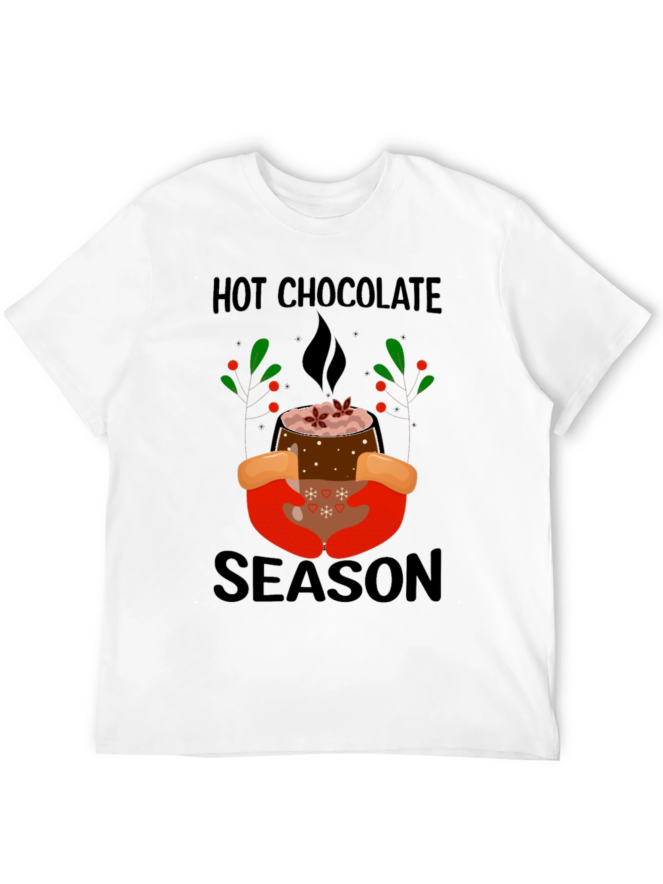 Black Hot Chocolate Season Graphic Tee view 12