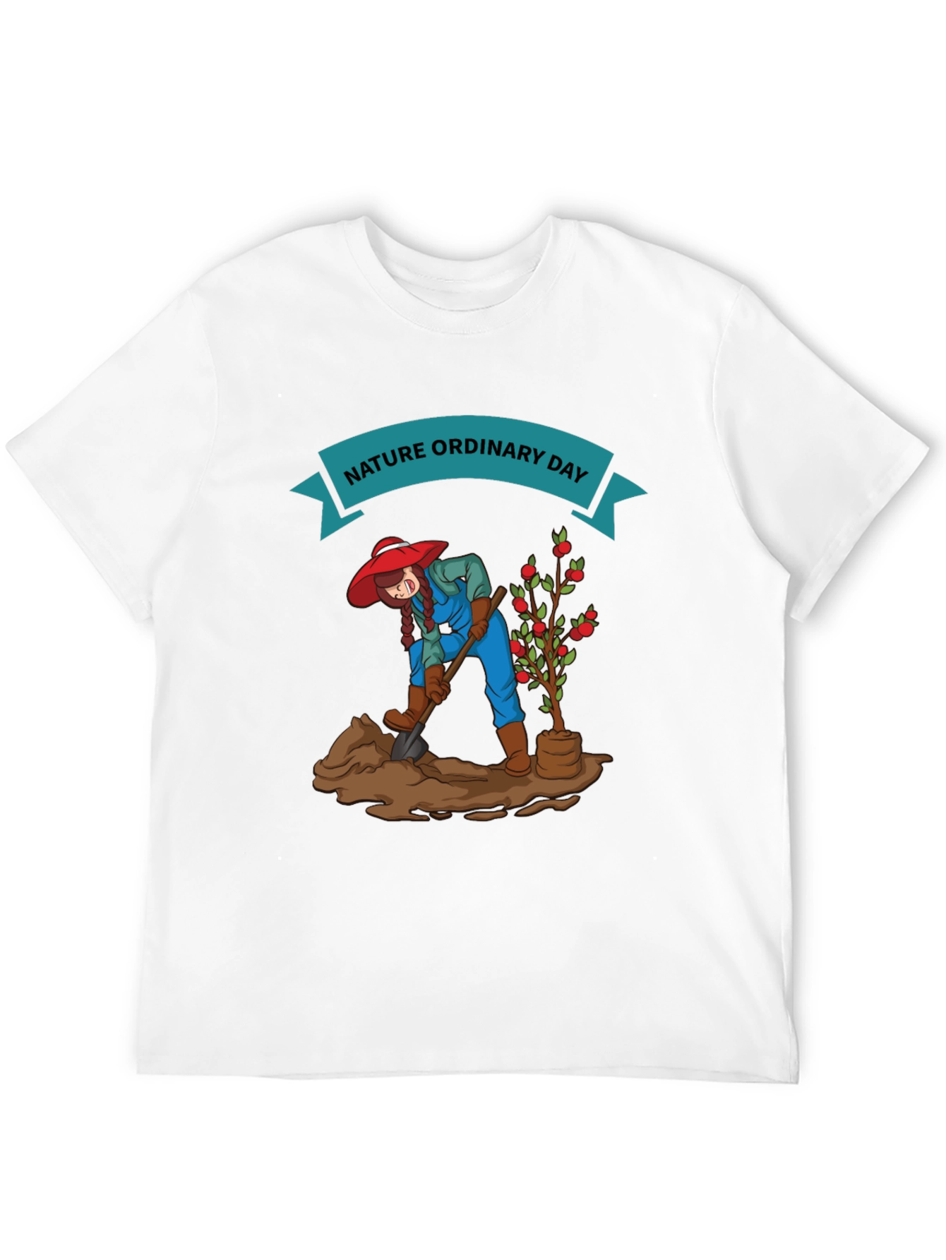 Black Nature Ordinary Day Graphic T-Shirt view 12