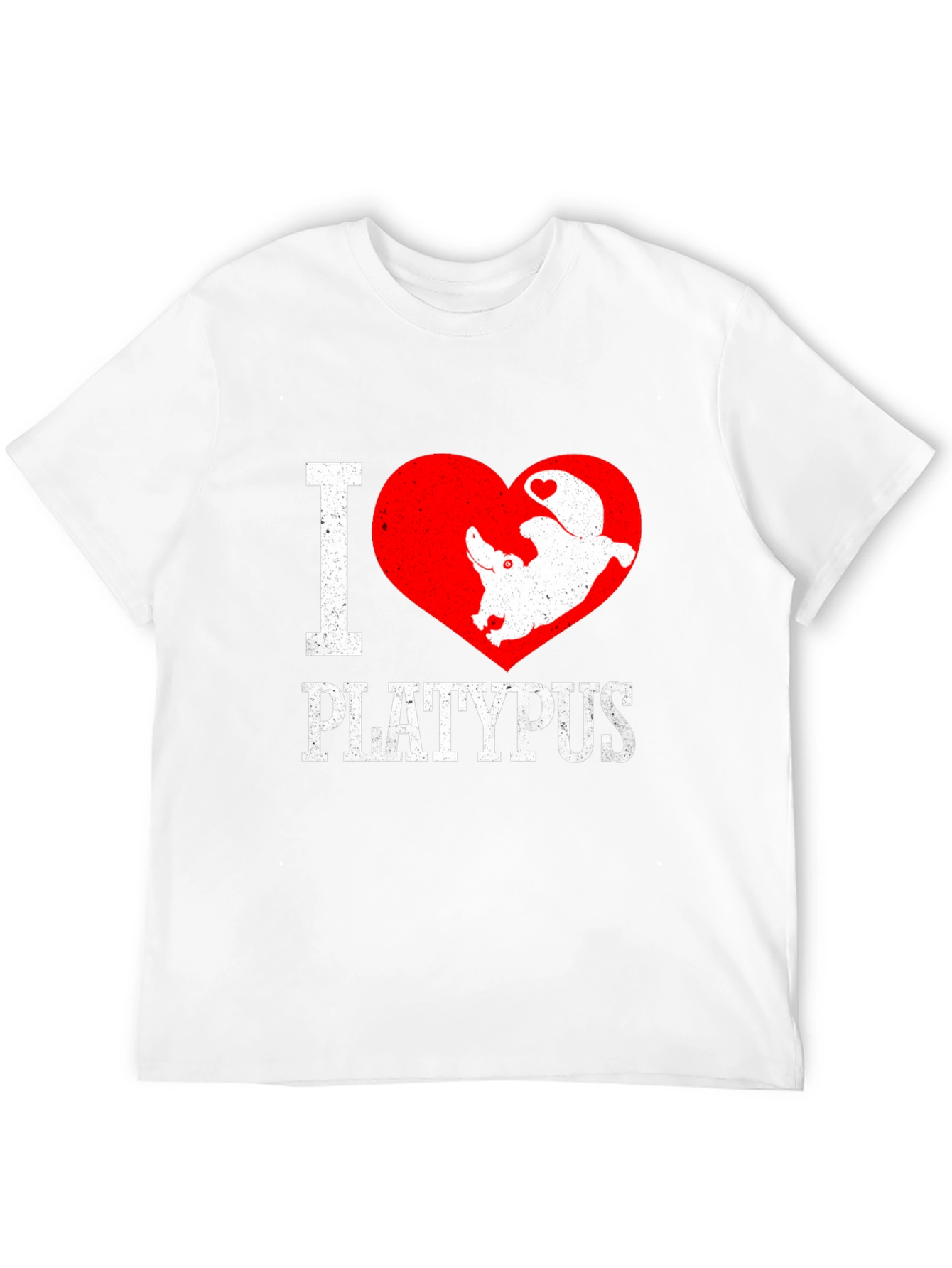 Black I Heart Platypus Black Graphic Tee view 12