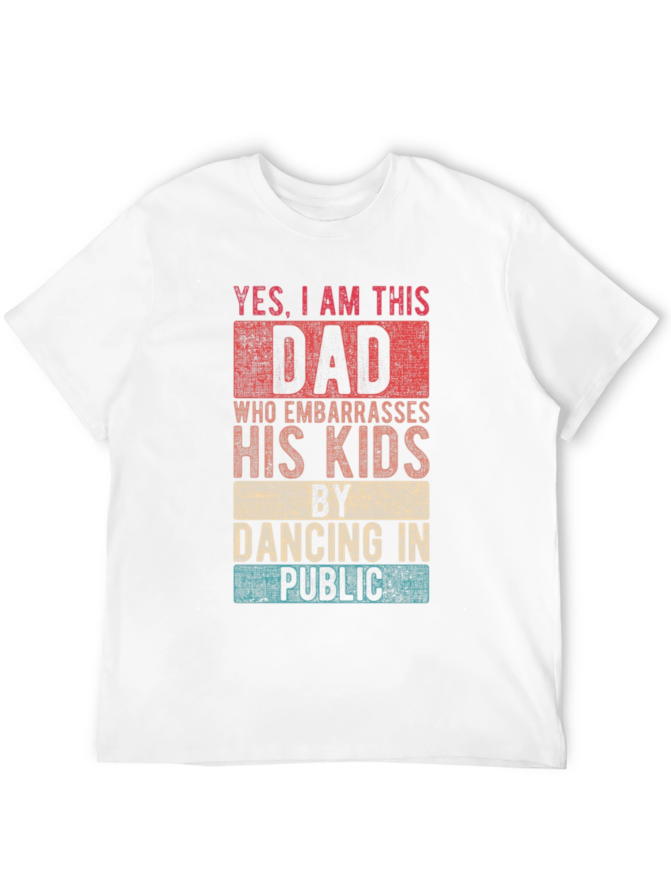 Black Funny Dad Dancing T-Shirt  view 12