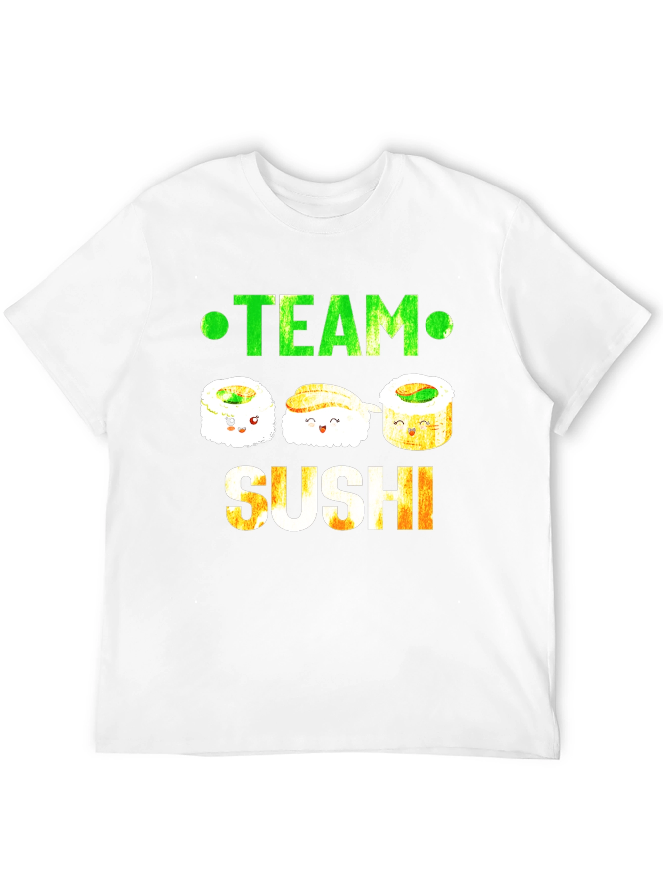 Black Team Sushi Graphic T-Shirt - Foodie Fun! view 12