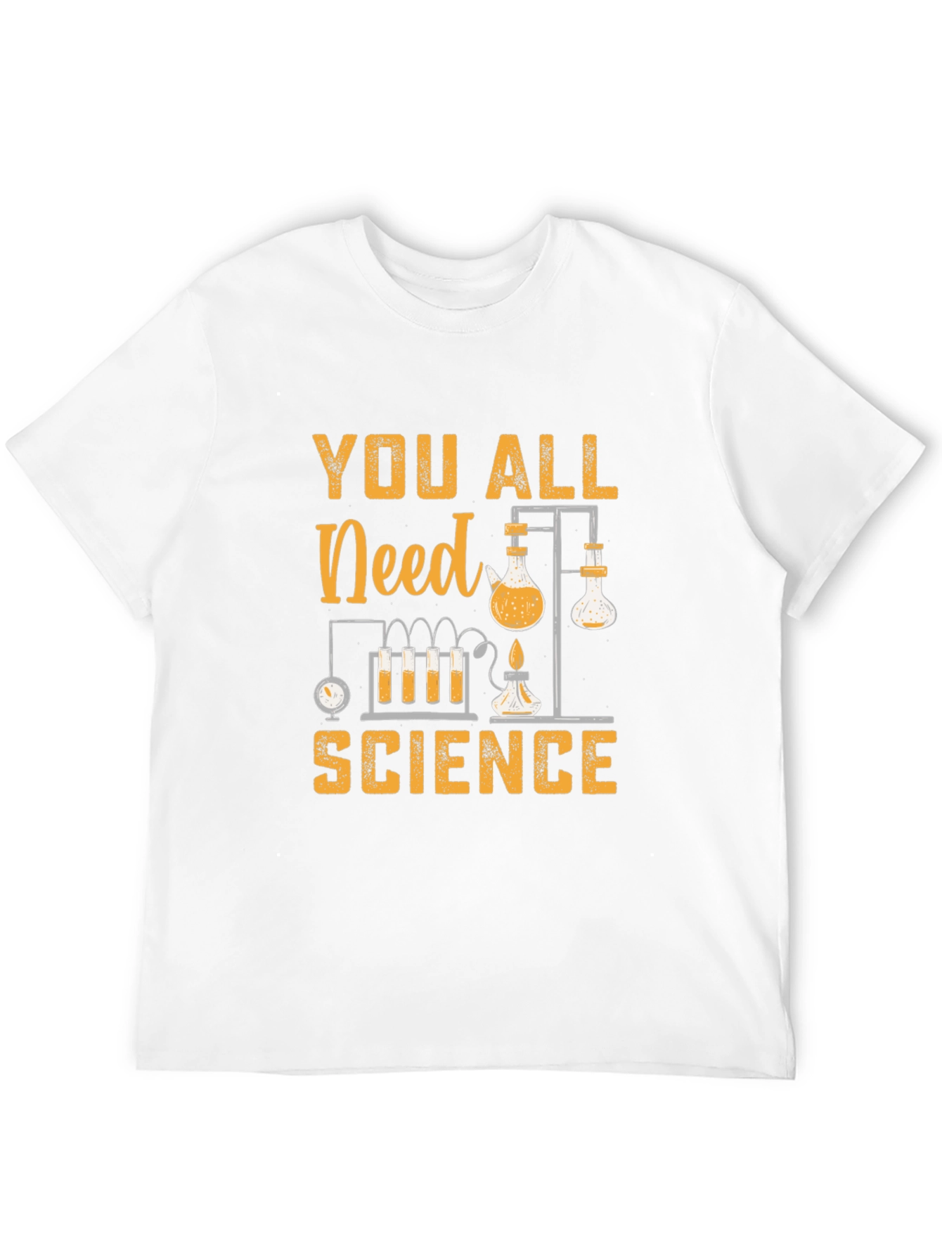 Black You All Need Science Graphic T-Shirt view 12
