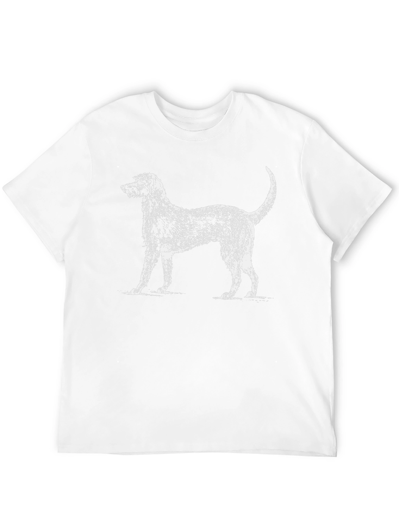 Black Vintage Dog Graphic Black T-Shirt view 12