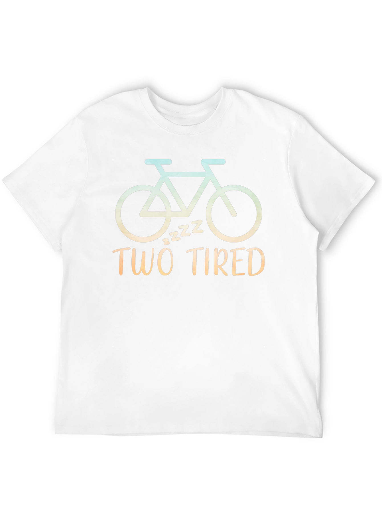 Black Two Tired Bicycle Graphic T-Shirt view 12