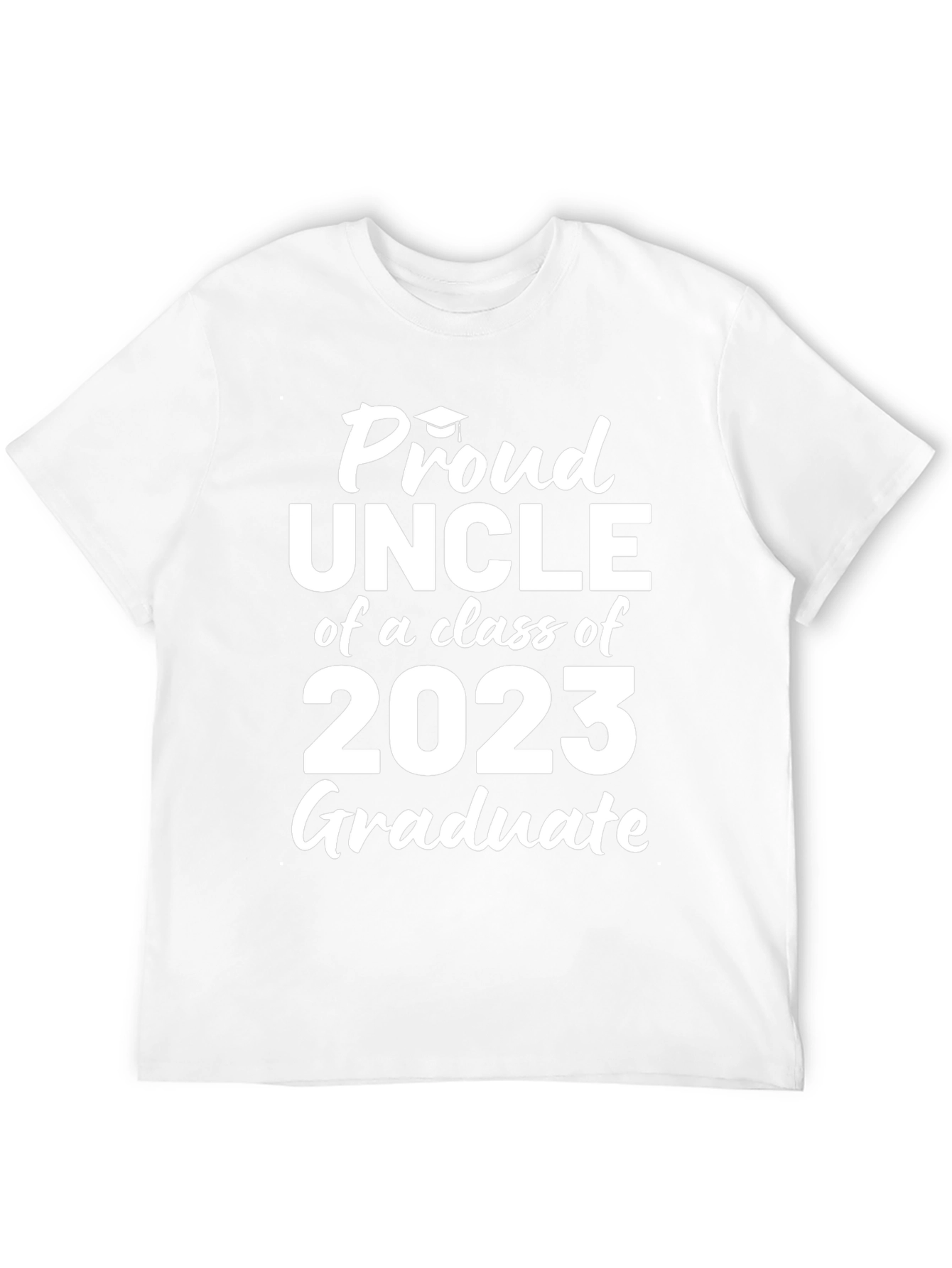 Black Proud Uncle Class of 2023 Graduate T-Shirt view 12