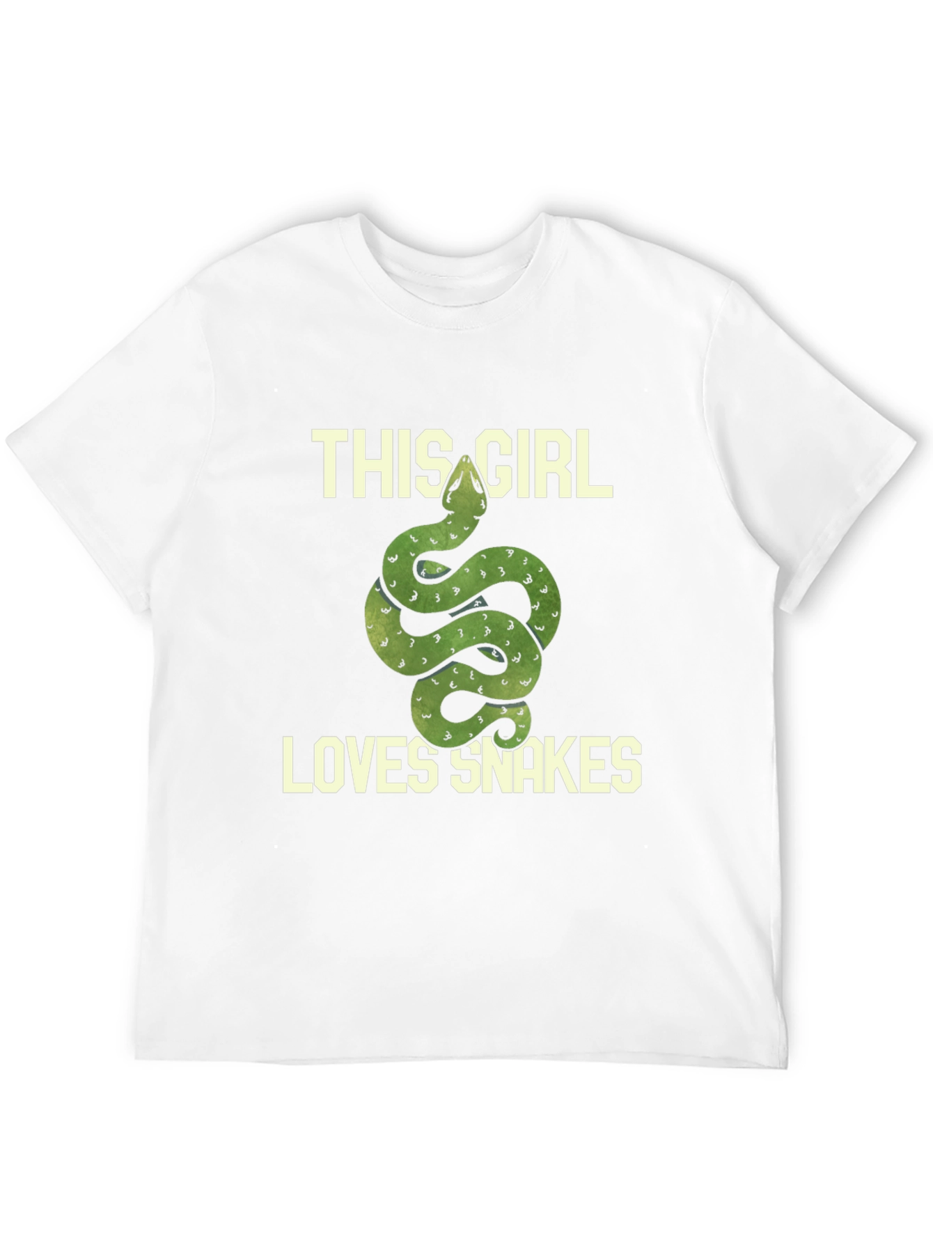 Black This Girl Loves Snakes T-Shirt view 12