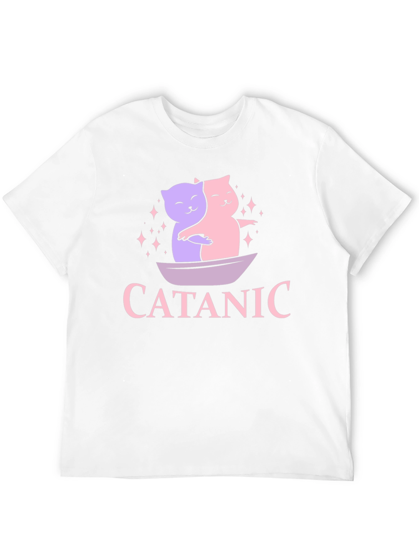 Black Cat Lovers T-Shirt: Titanic Theme view 12