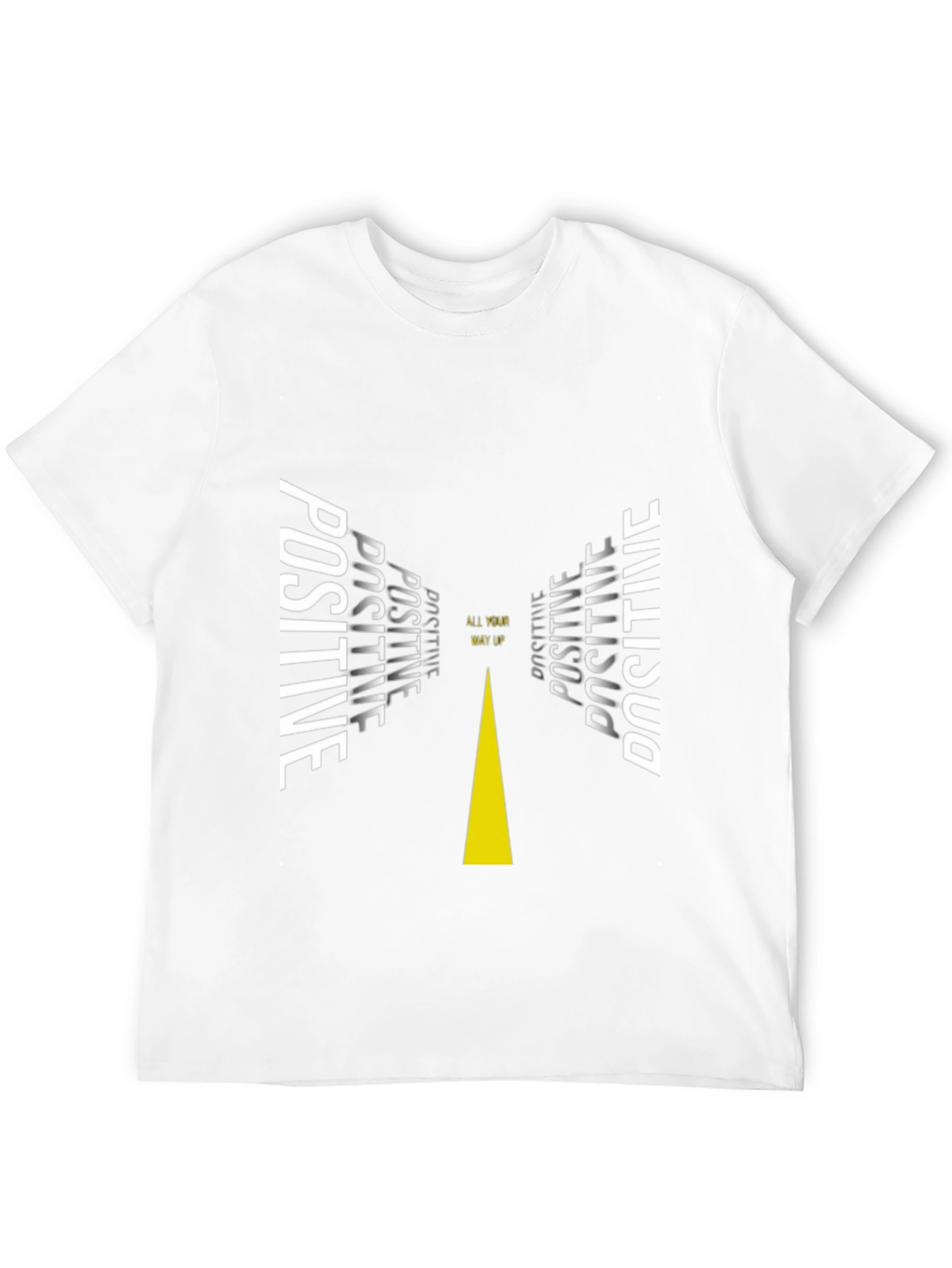 Black Positive Way Up Graphic Tee view 12