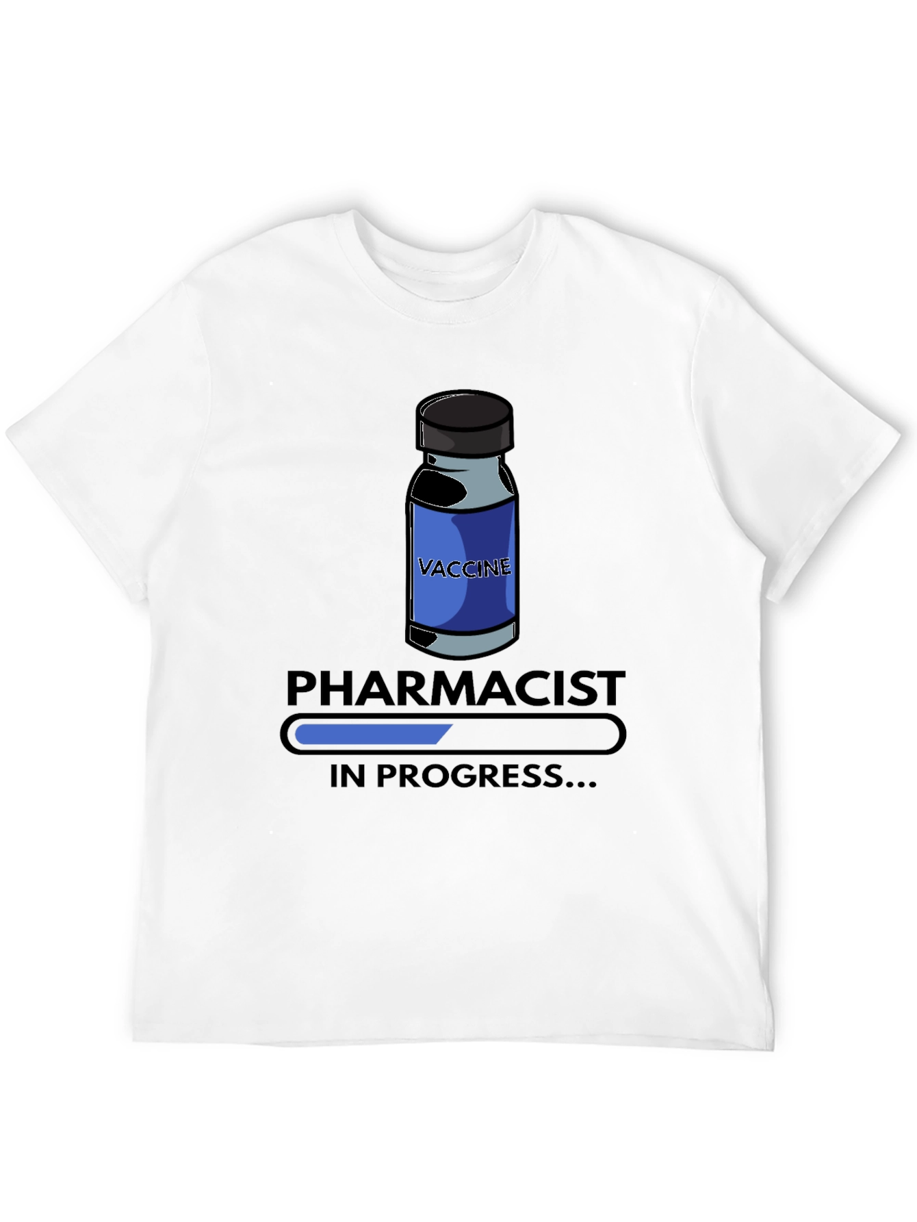 Black Pharmacist In Progress T-Shirt - Vaccine Design view 12