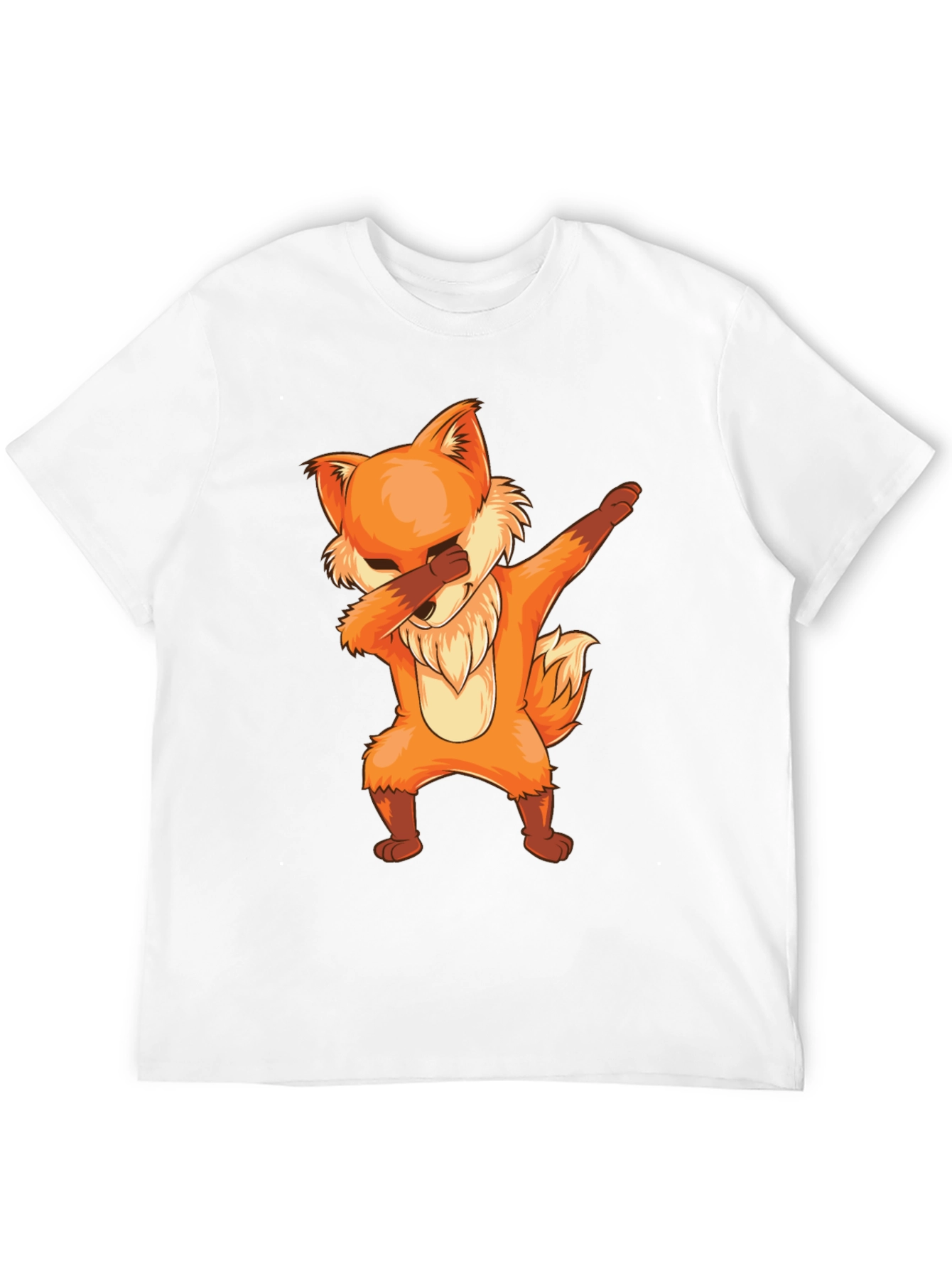 Black Dabbing Fox Graphic Tee - Cool & Trendy view 12