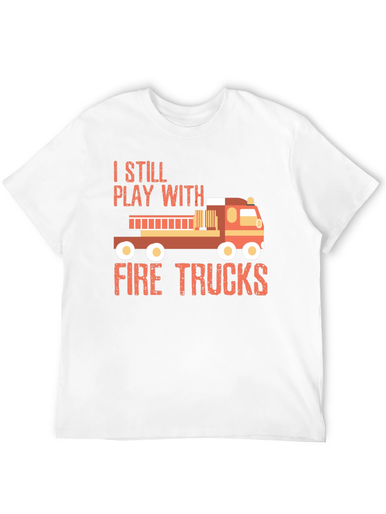 Black Fire Trucks T-Shirt - Play with Fire Trucks! view 12