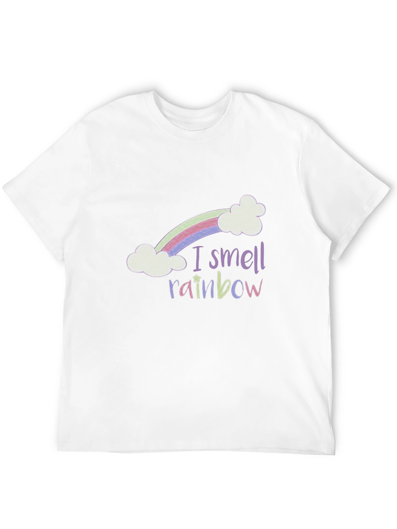 Black I Smell Rainbow T-Shirt Funny Graphic Tee view 12