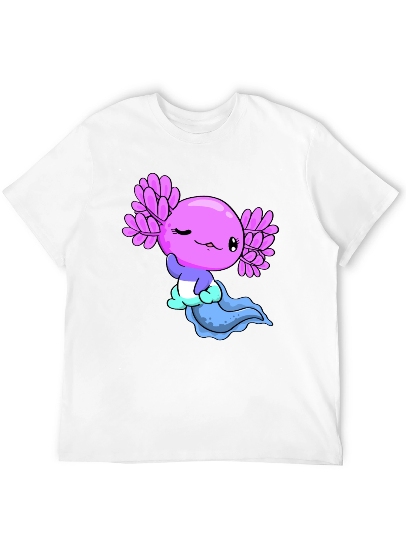 Black Axolotl Graphic Tee - Kawaii Design view 12