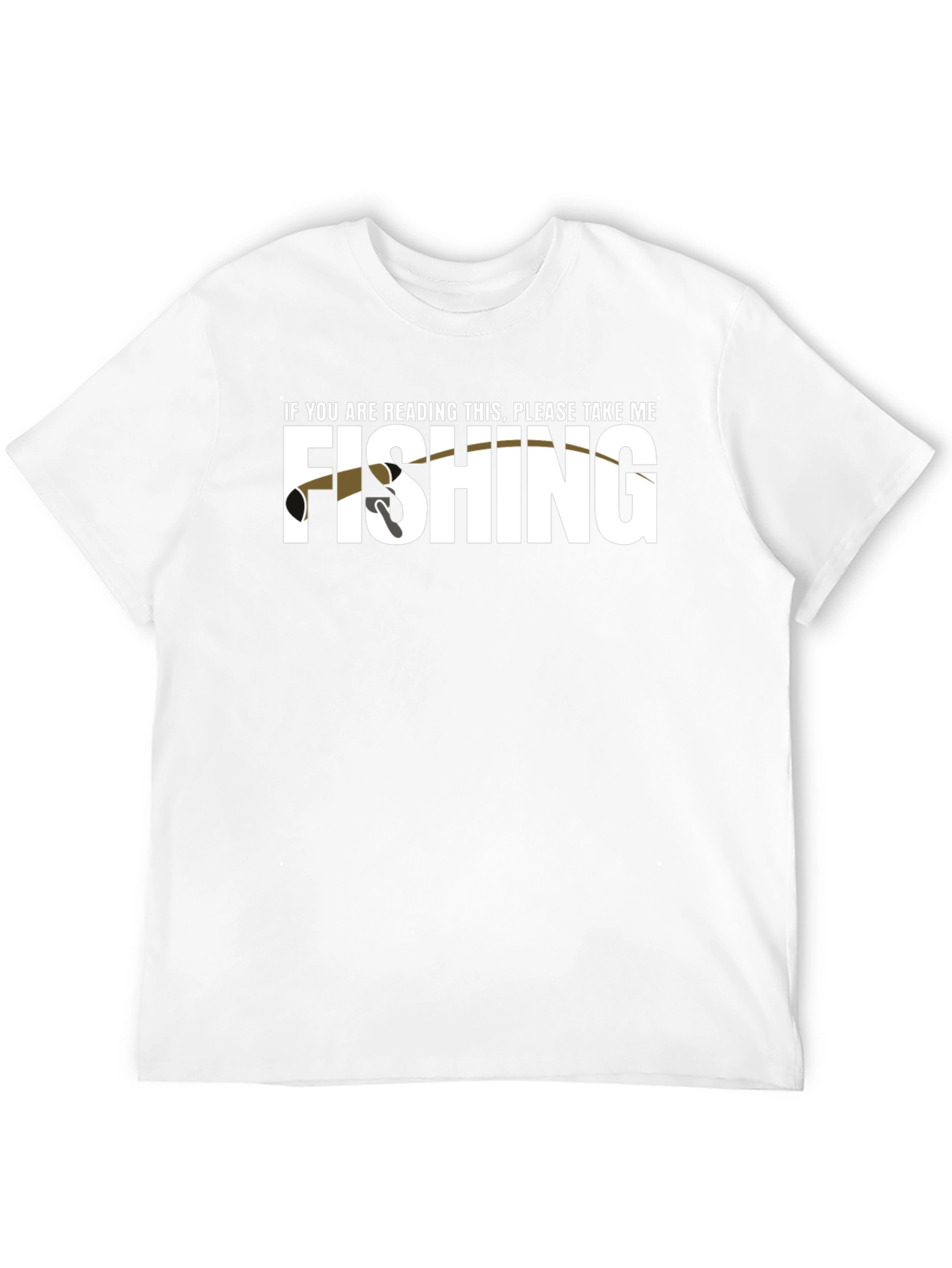 Black Funny Fishing T-Shirt - If You're Reading This, Take Me! view 12