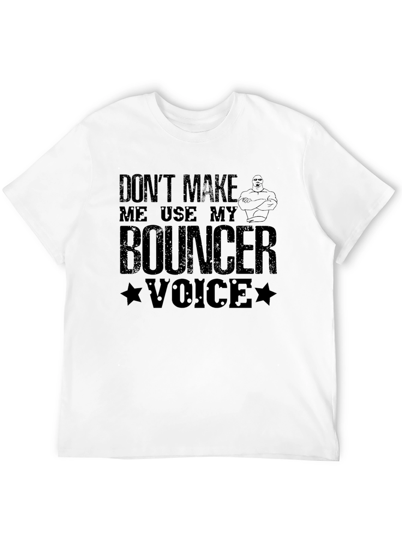 Black Bouncer Voice Graphic Tee - Black view 12