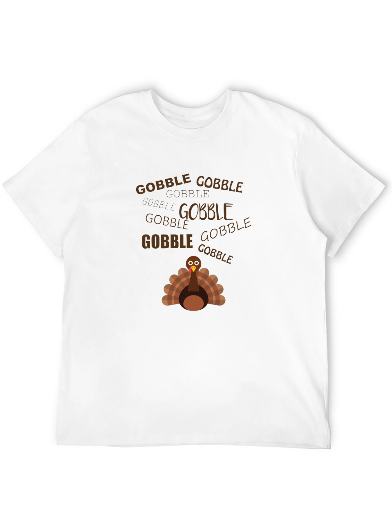 Black Gobble Turkey Graphic Tee - Thanksgiving view 12