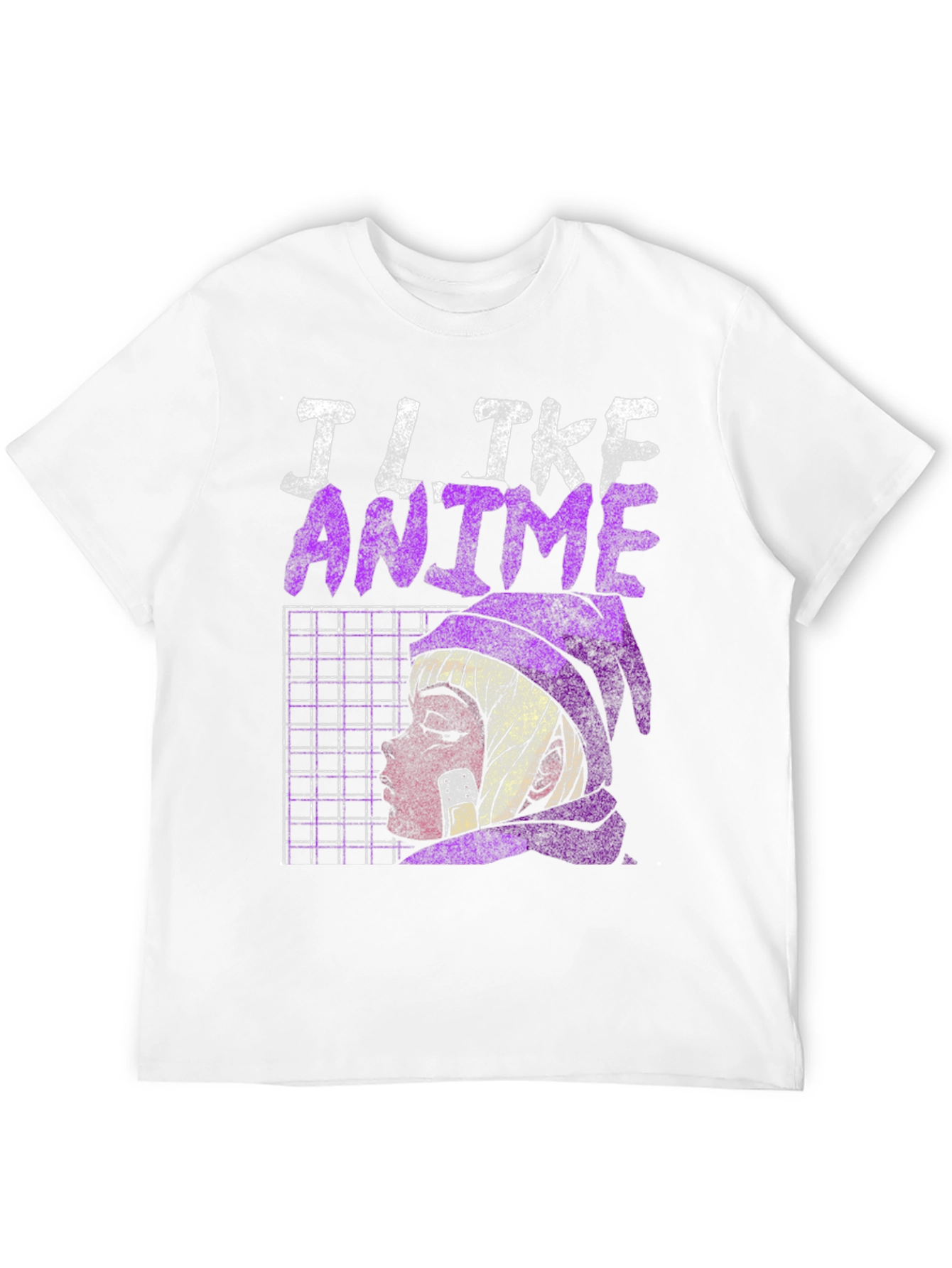 Black I Like Anime Graphic T-Shirt view 12