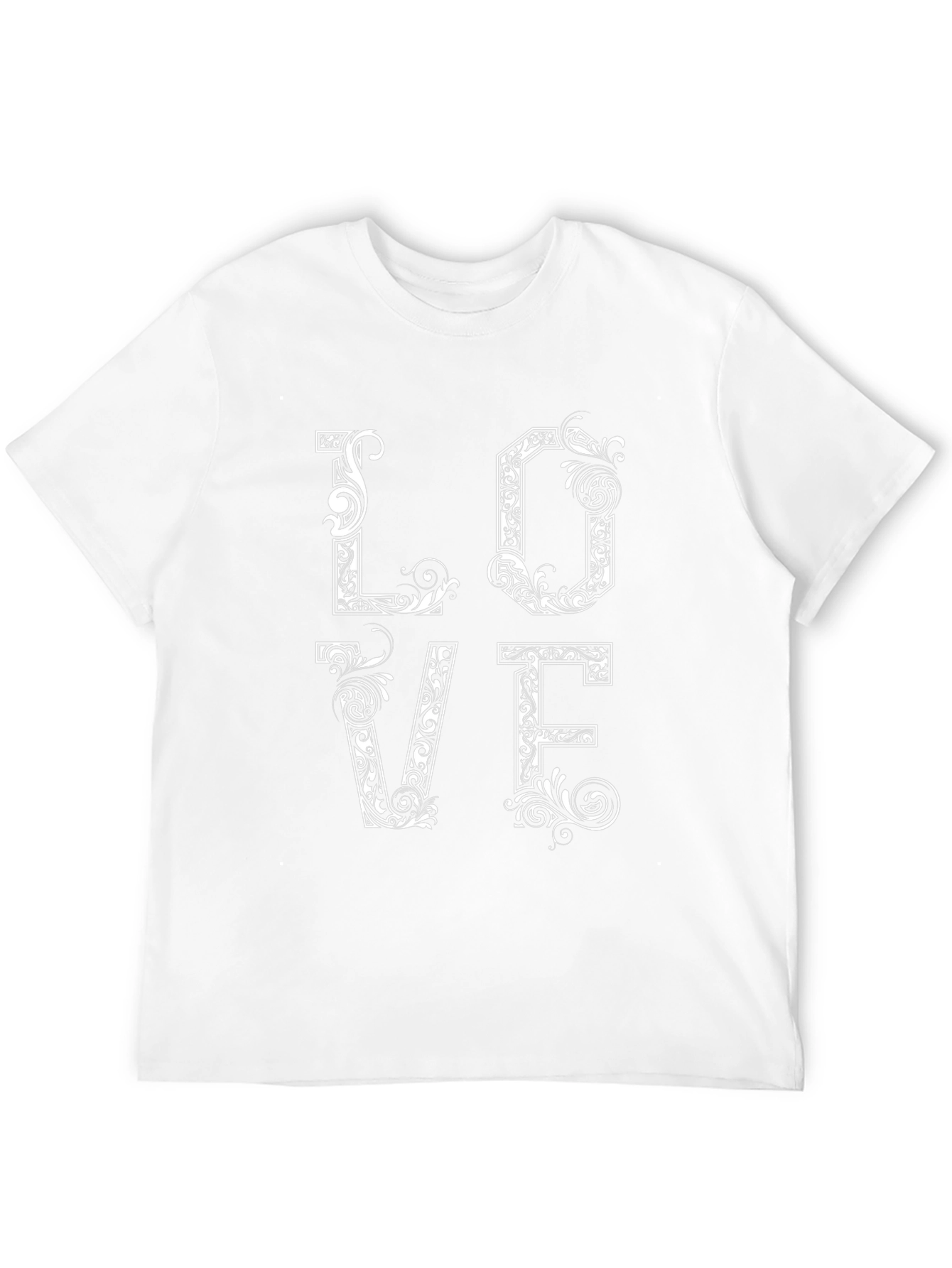 Black Love Graphic Print T-Shirt - Black view 12