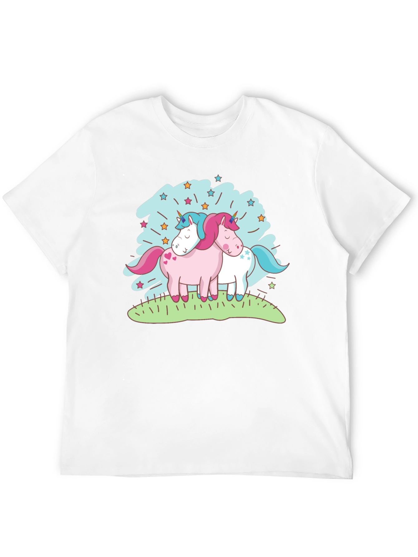 Black Unicorn T-Shirt - Cute Cartoon Graphic Tee view 12