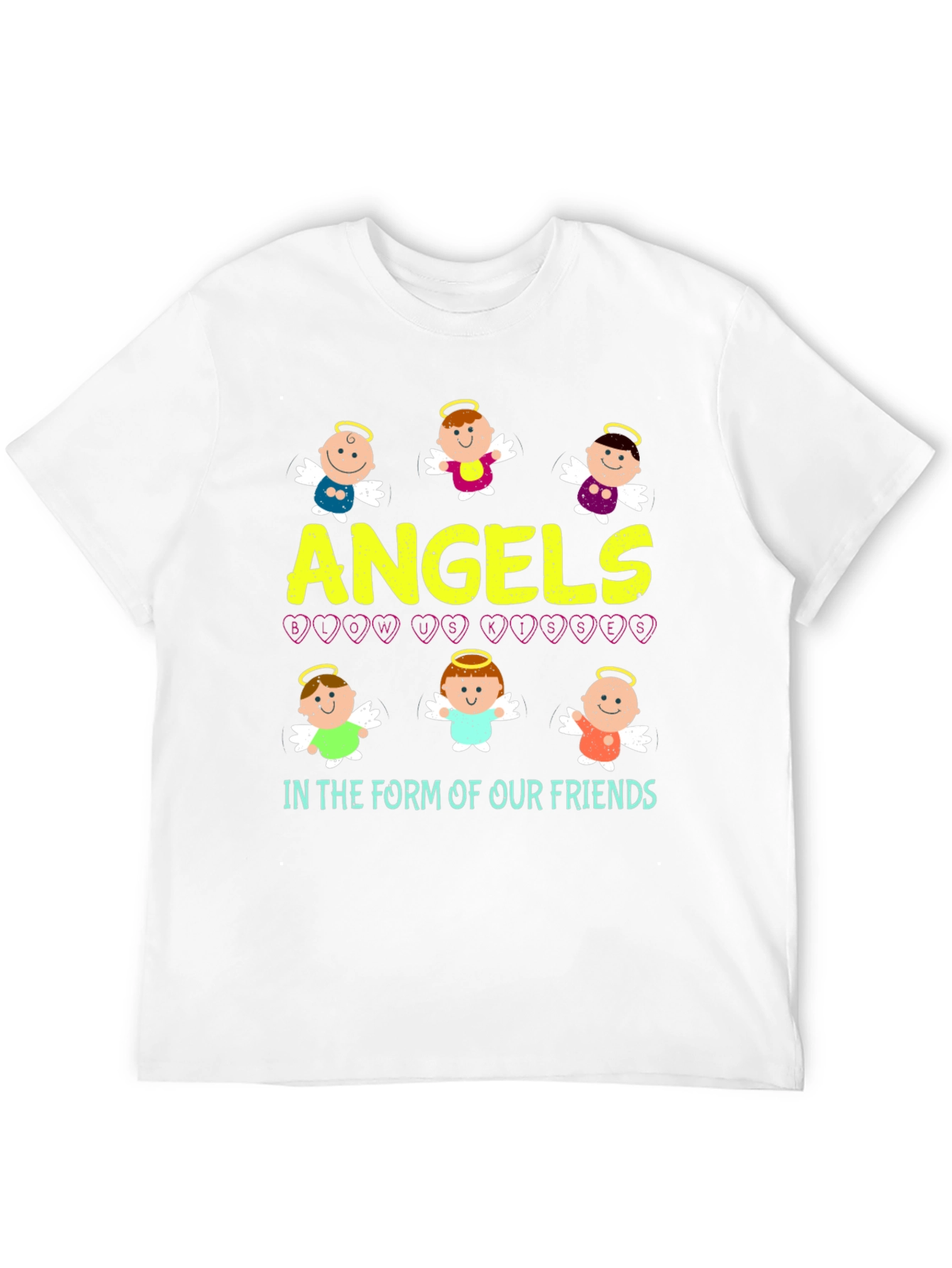 Black Angels Blow Us Kisses Graphic T-Shirt view 12