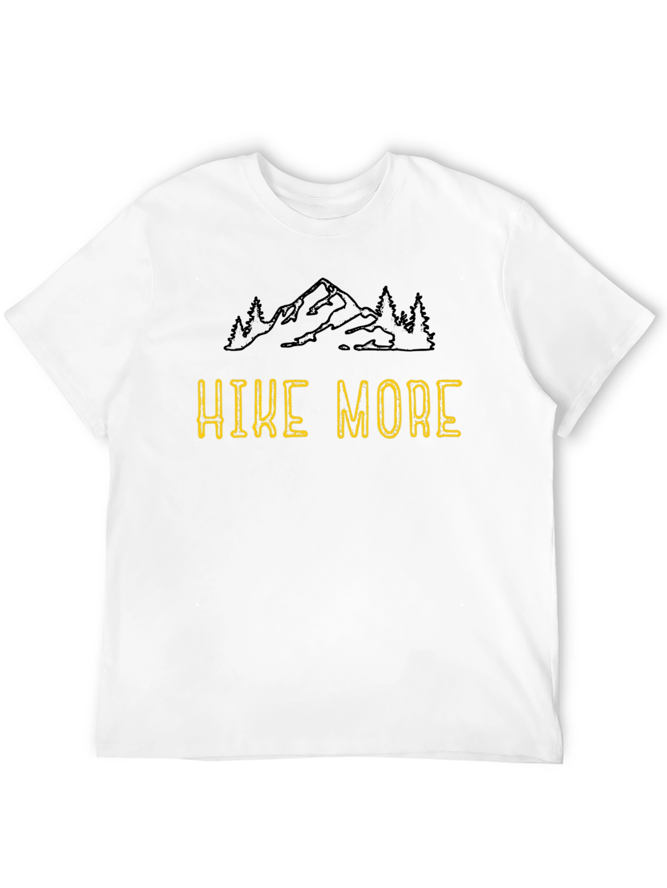 Black Hike More Black Graphic Tee view 12