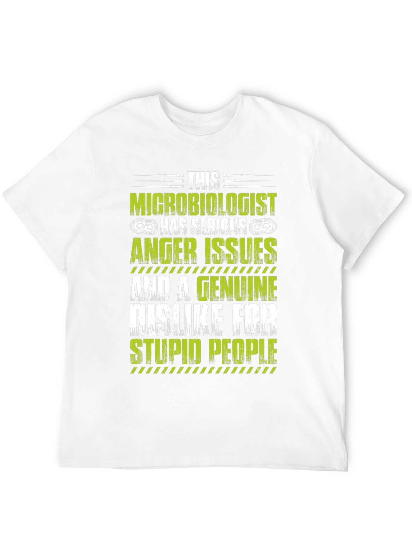 Black Microbiologist Anger Issues Graphic T-Shirt view 12