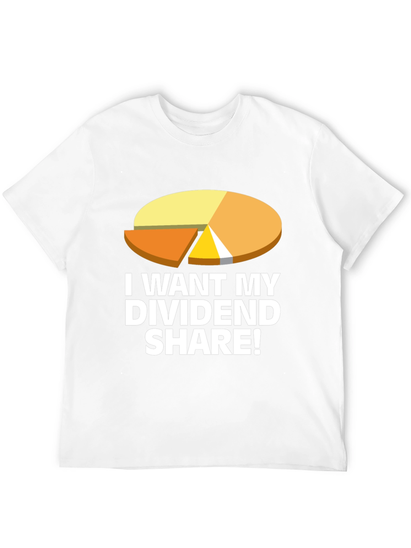 Black Dividend Share T-Shirt - Black Graphic Tee view 12