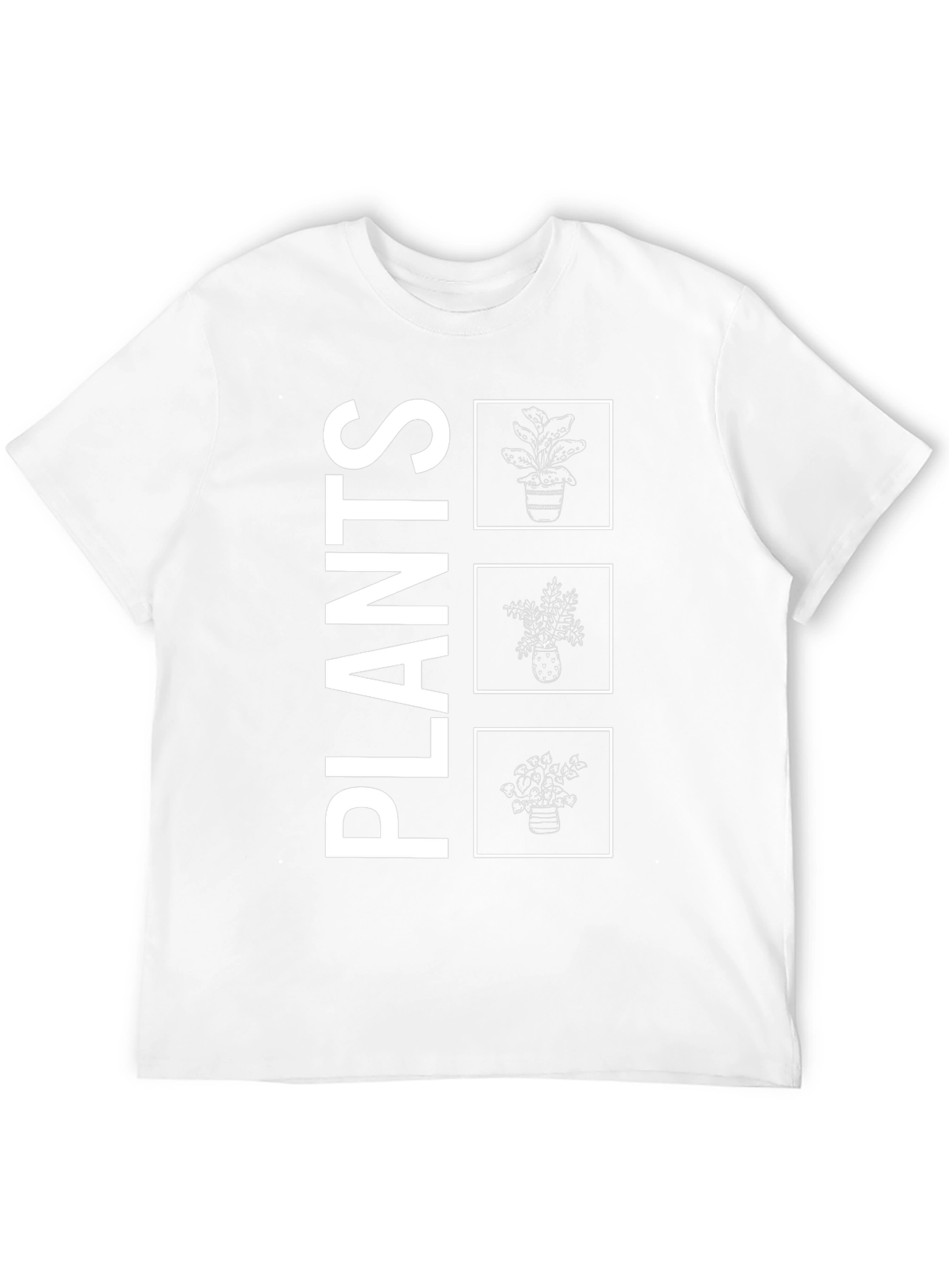 Black Plants Graphic Tee - Black view 12