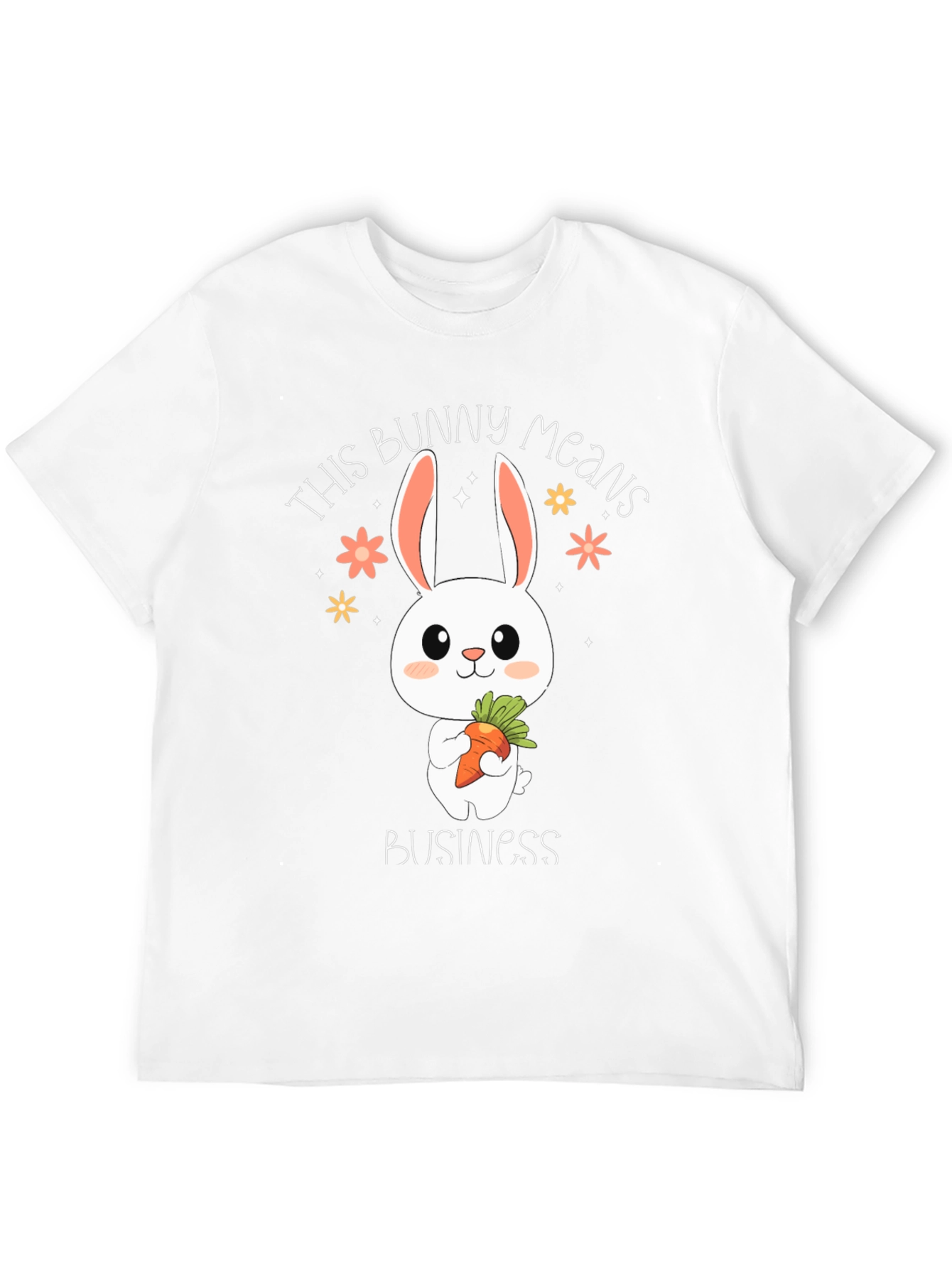 Black Bunny Business Graphic Tee - Cute Easter Shirt view 12