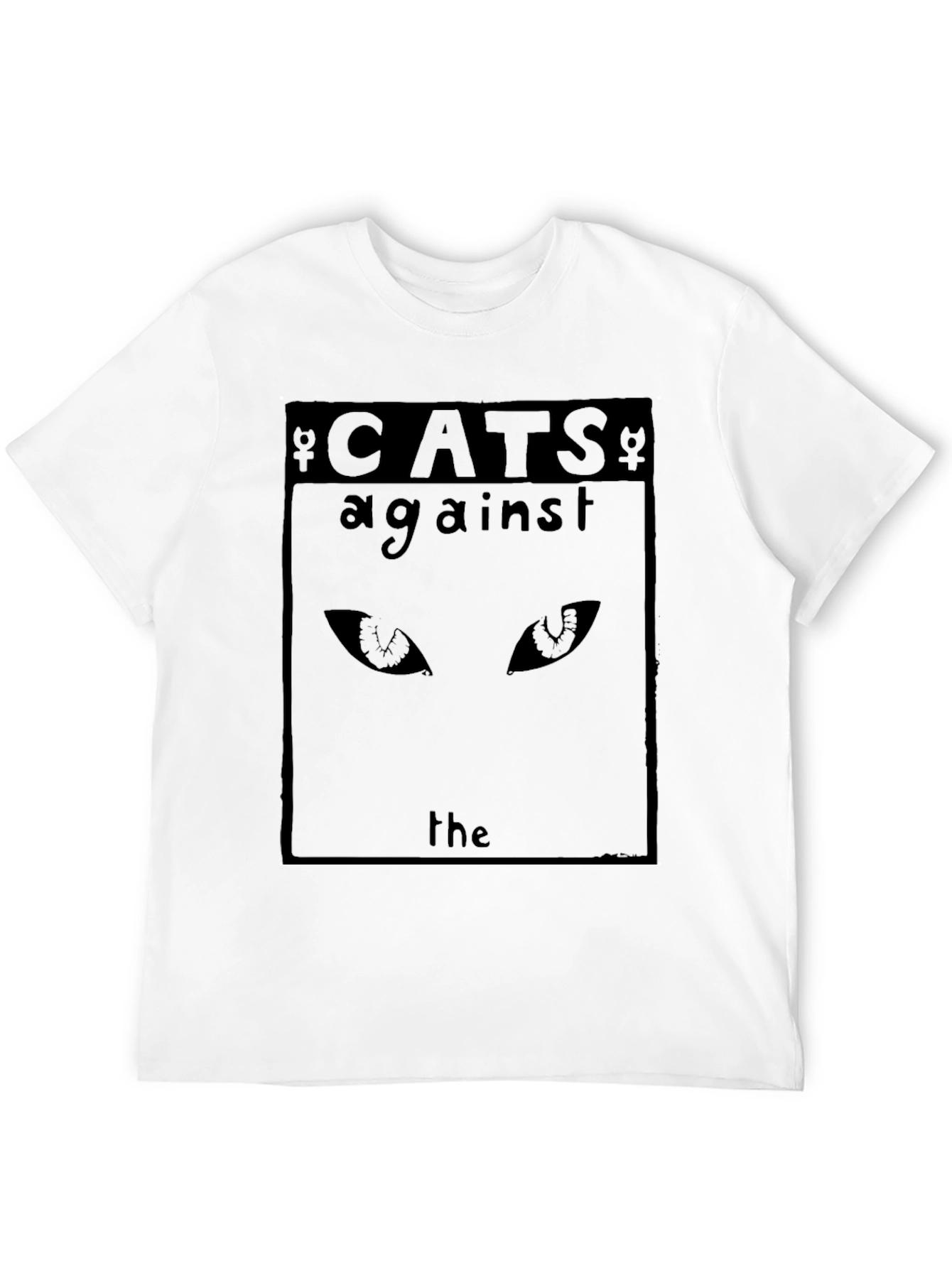 Black Cats Against The T-Shirt - Black Cat Eyes Tee view 12