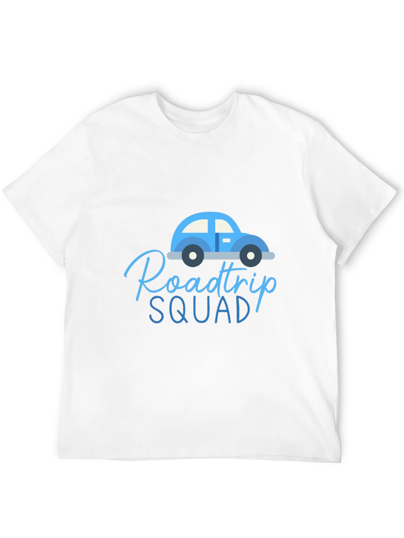Black Roadtrip Squad Graphic Tee - Black Cotton T-Shirt view 12