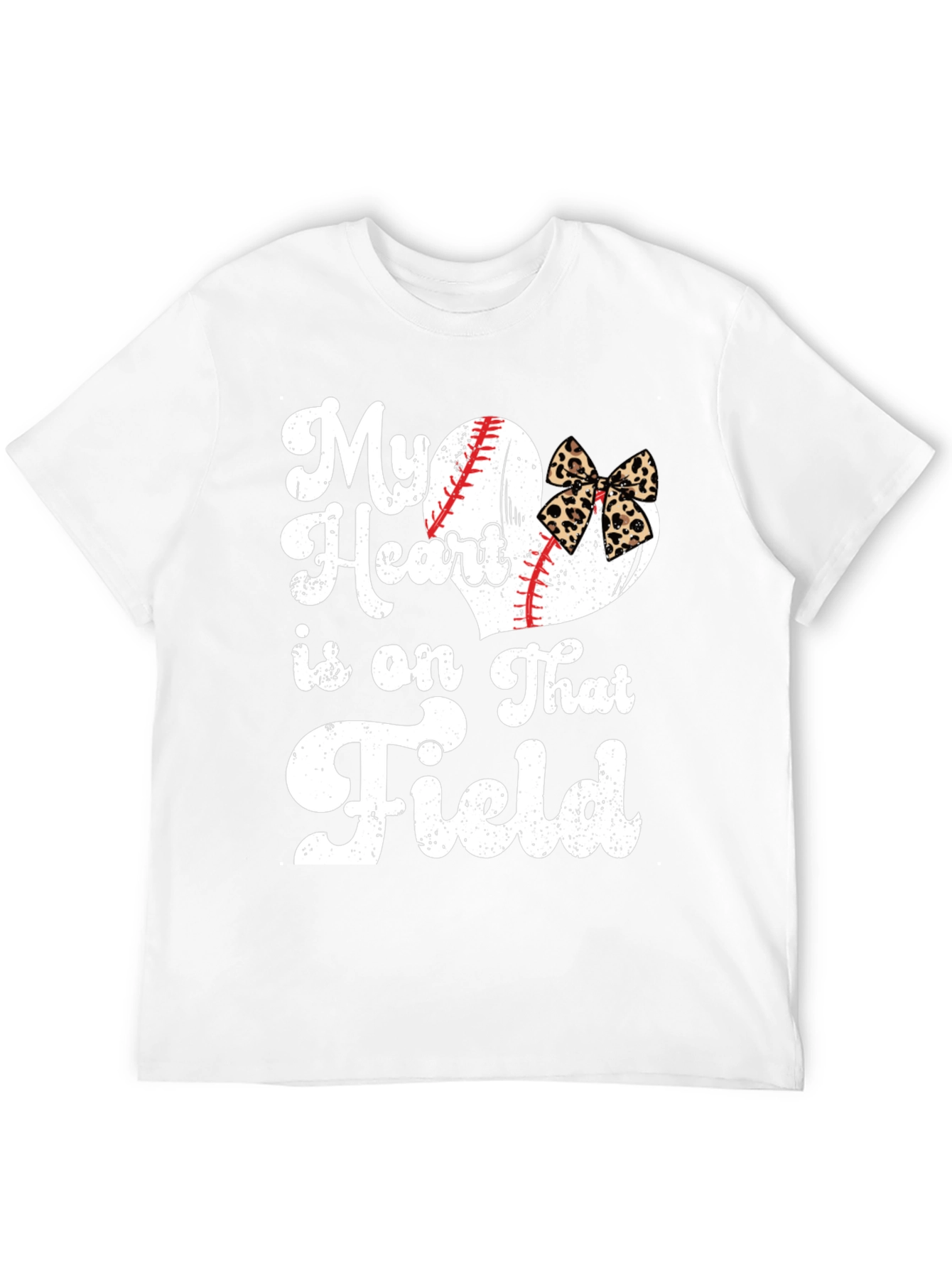 My Heart Is On That Field Baseball Graphic T-Shirt - 12