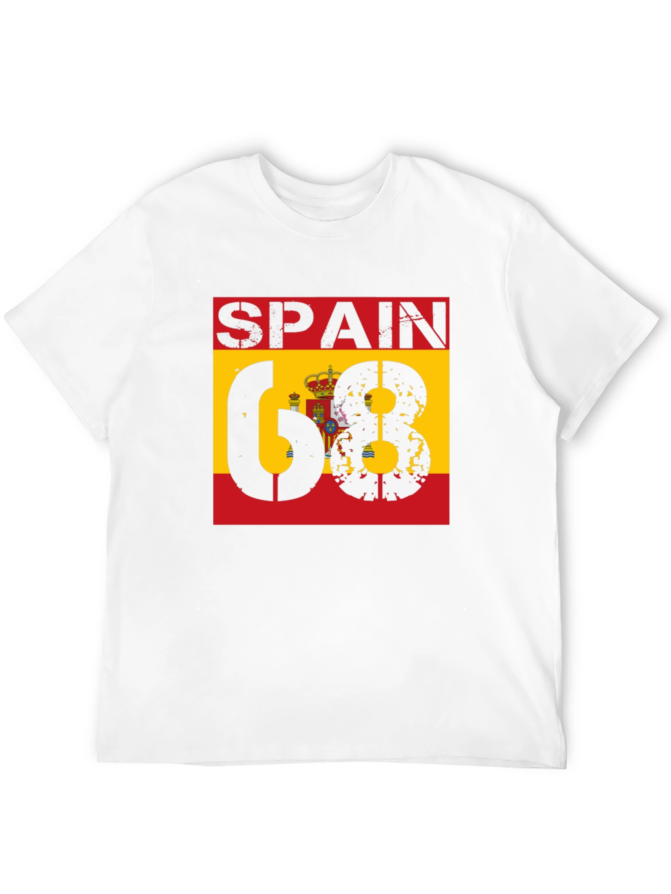 Spain 68 T-Shirt - Distressed Design - 12