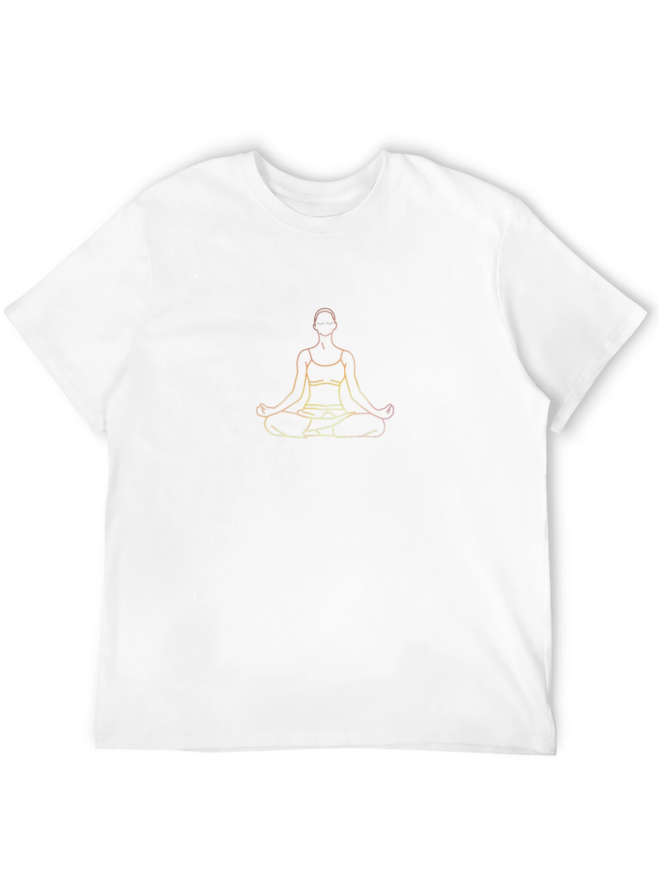 Black Yoga Pose Graphic Tee - Black view 12