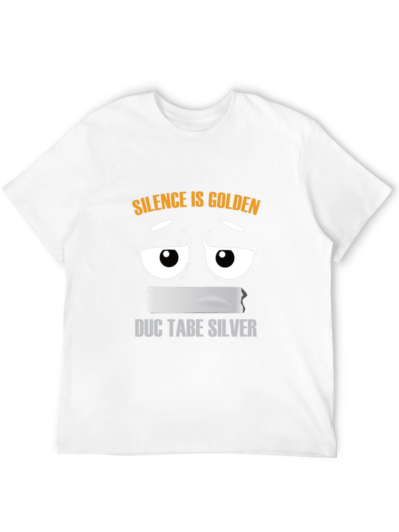 Black Silence is Golden Funny Graphic Tee view 12