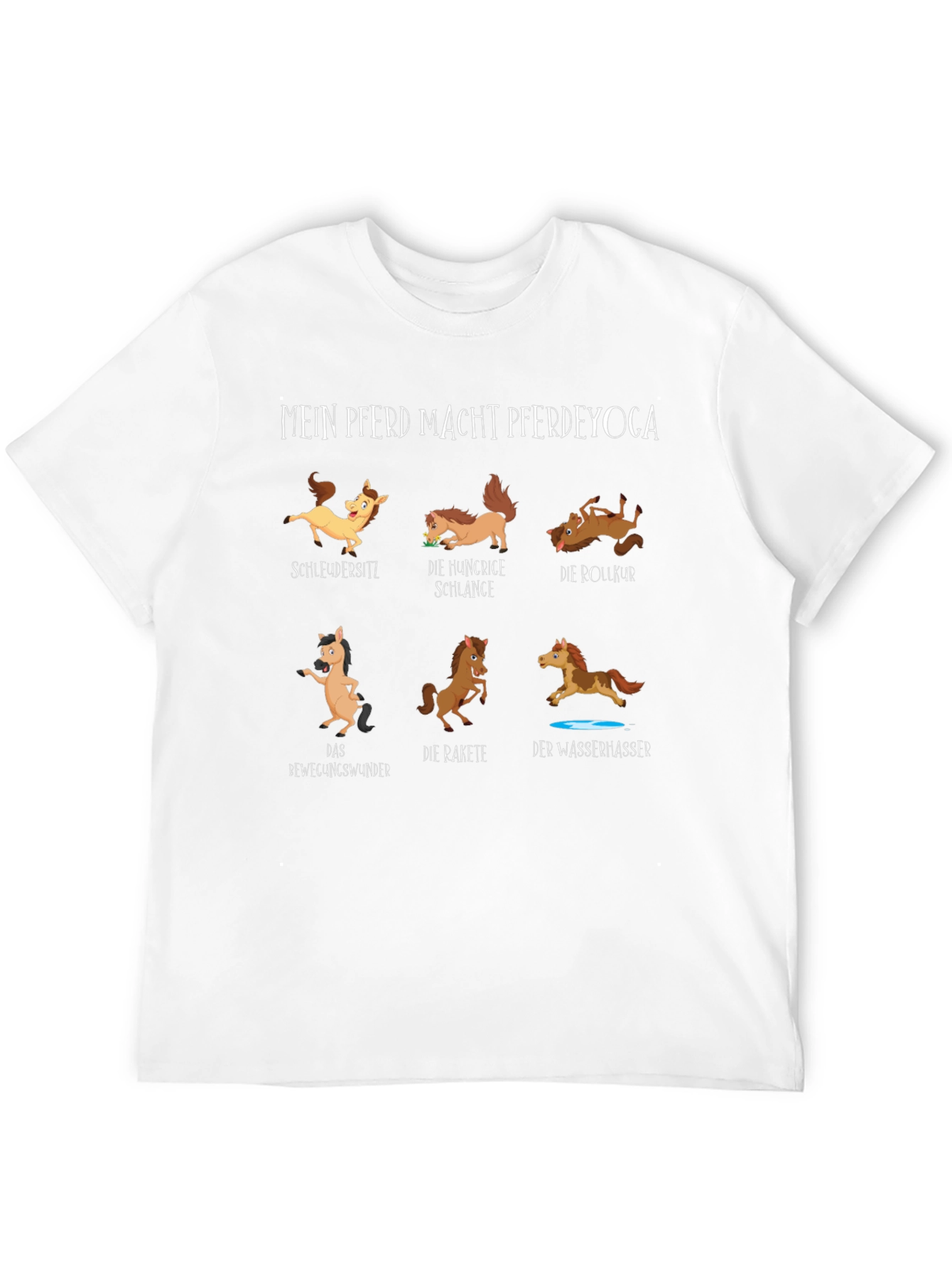 Black Horse Yoga T-Shirt - Funny Equestrian Tee view 12