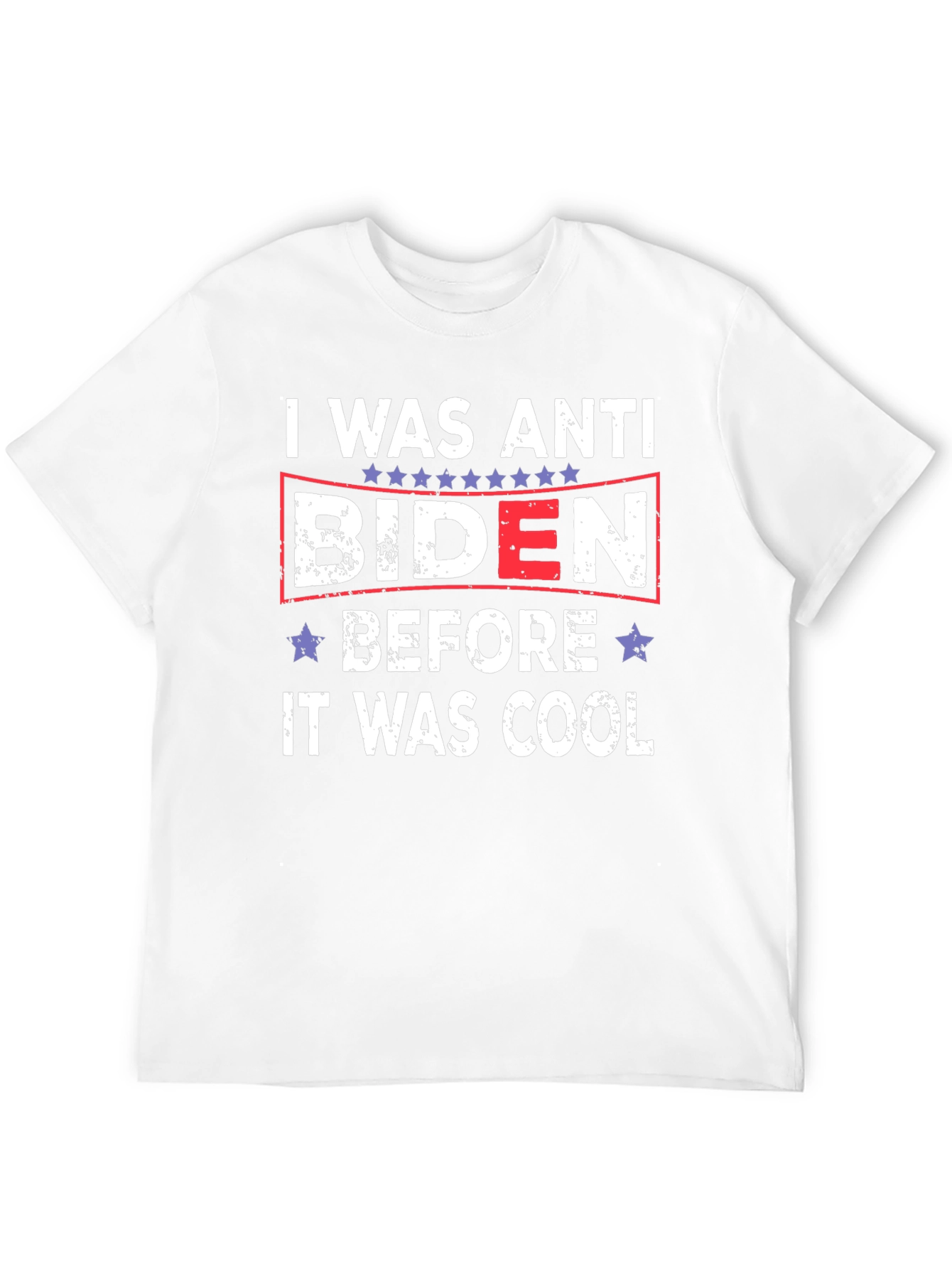 Black Anti Biden Political Slogan Graphic T-Shirt view 12