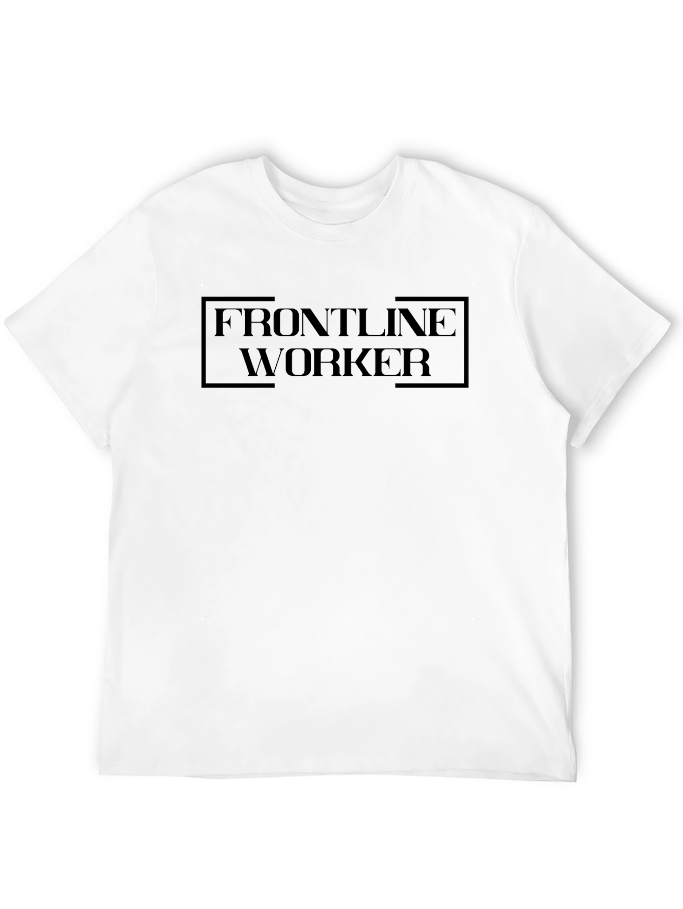 Black Frontline Worker Graphic Tee - Black view 12