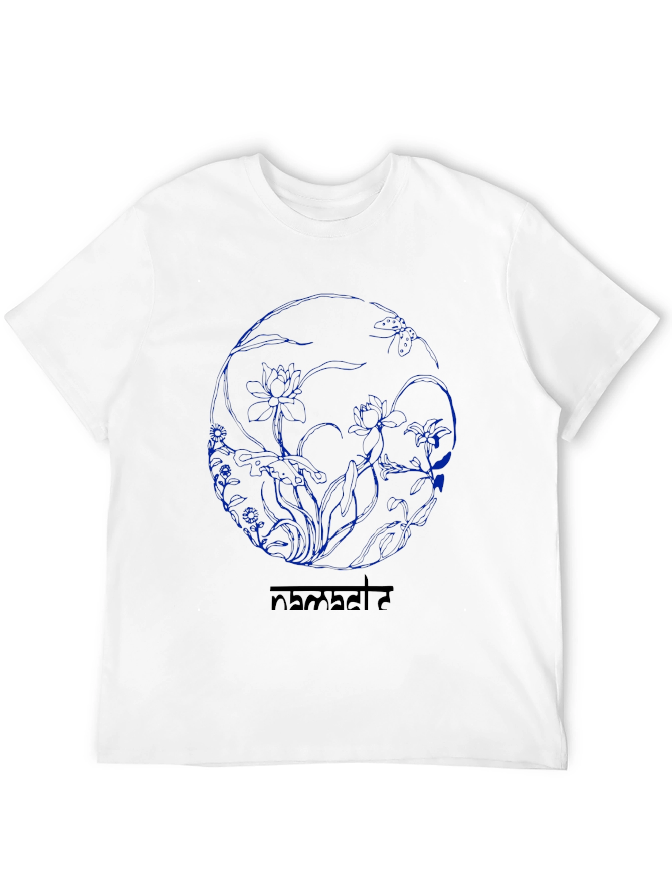 Black Namaste Graphic Tee - Black Cotton Blend view 12