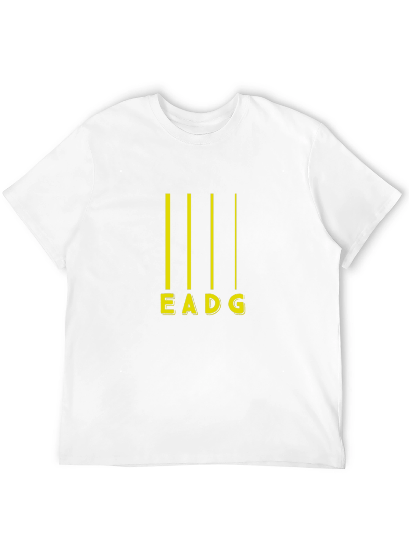 Black EADG Guitar String Graphic Tee - Black view 12