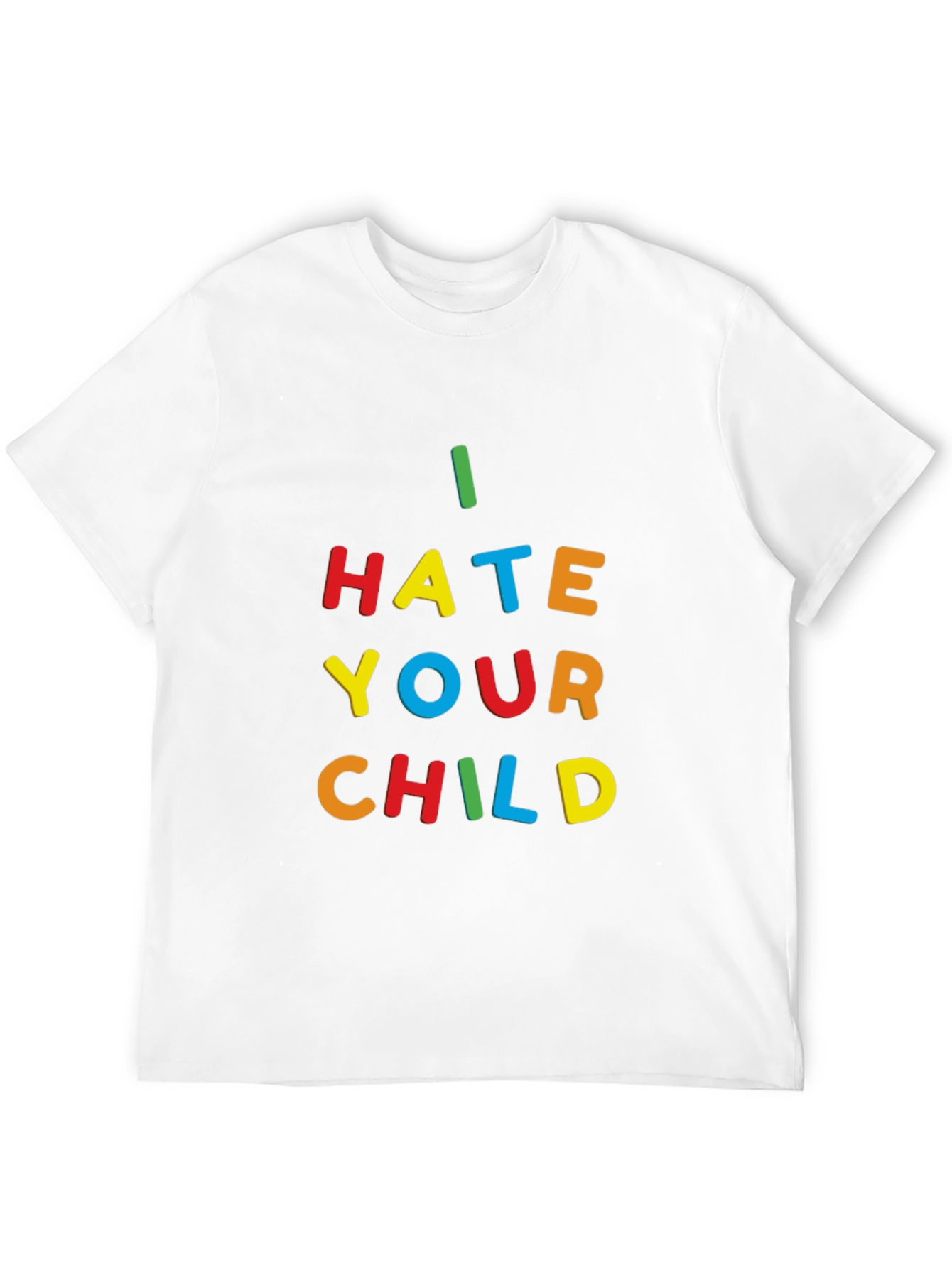 Black I Hate Your Child T-Shirt - Bold Statement Tee view 12