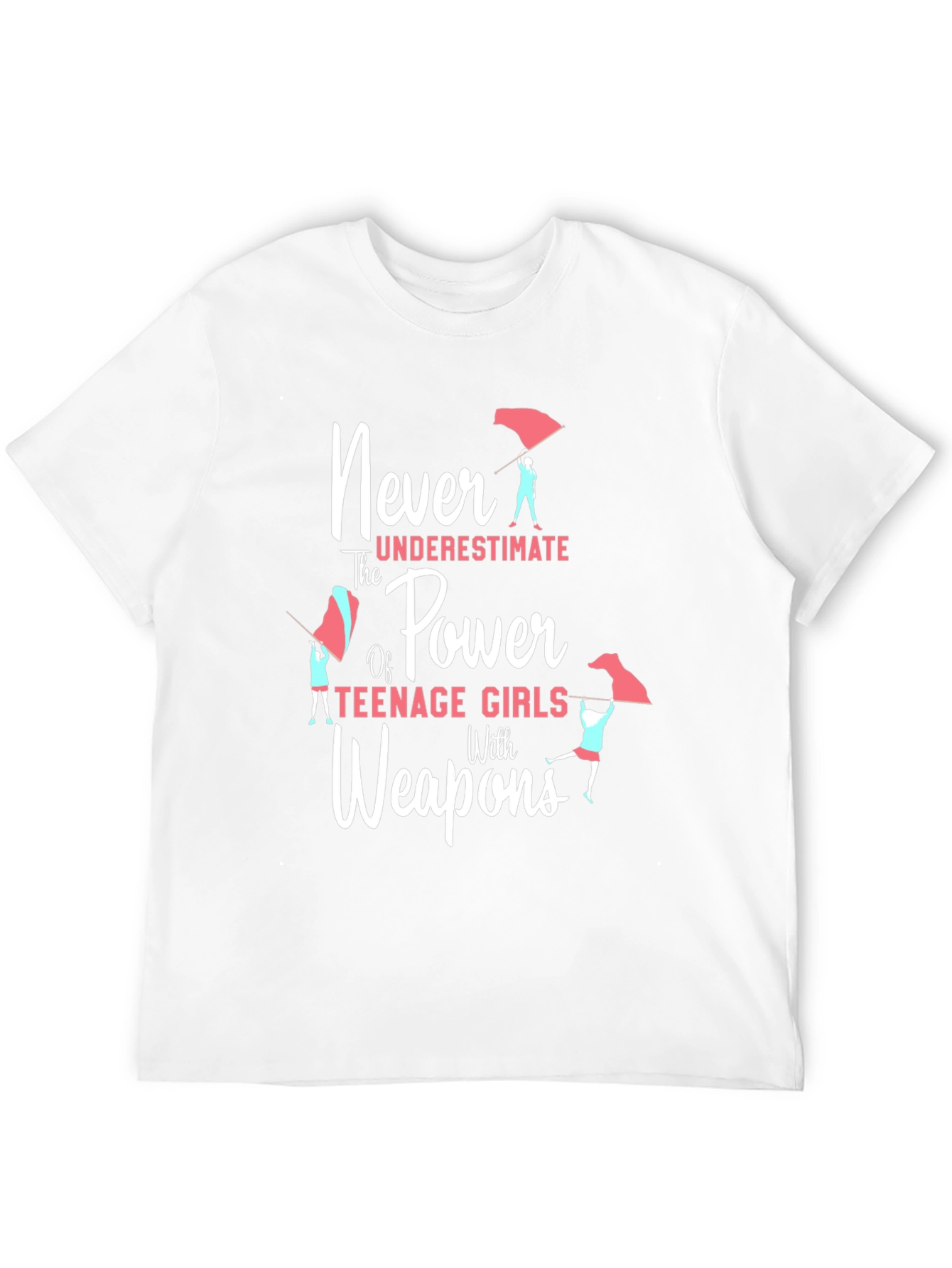 Black Never Underestimate Teenage Girls With Weapons T-Shirt view 12