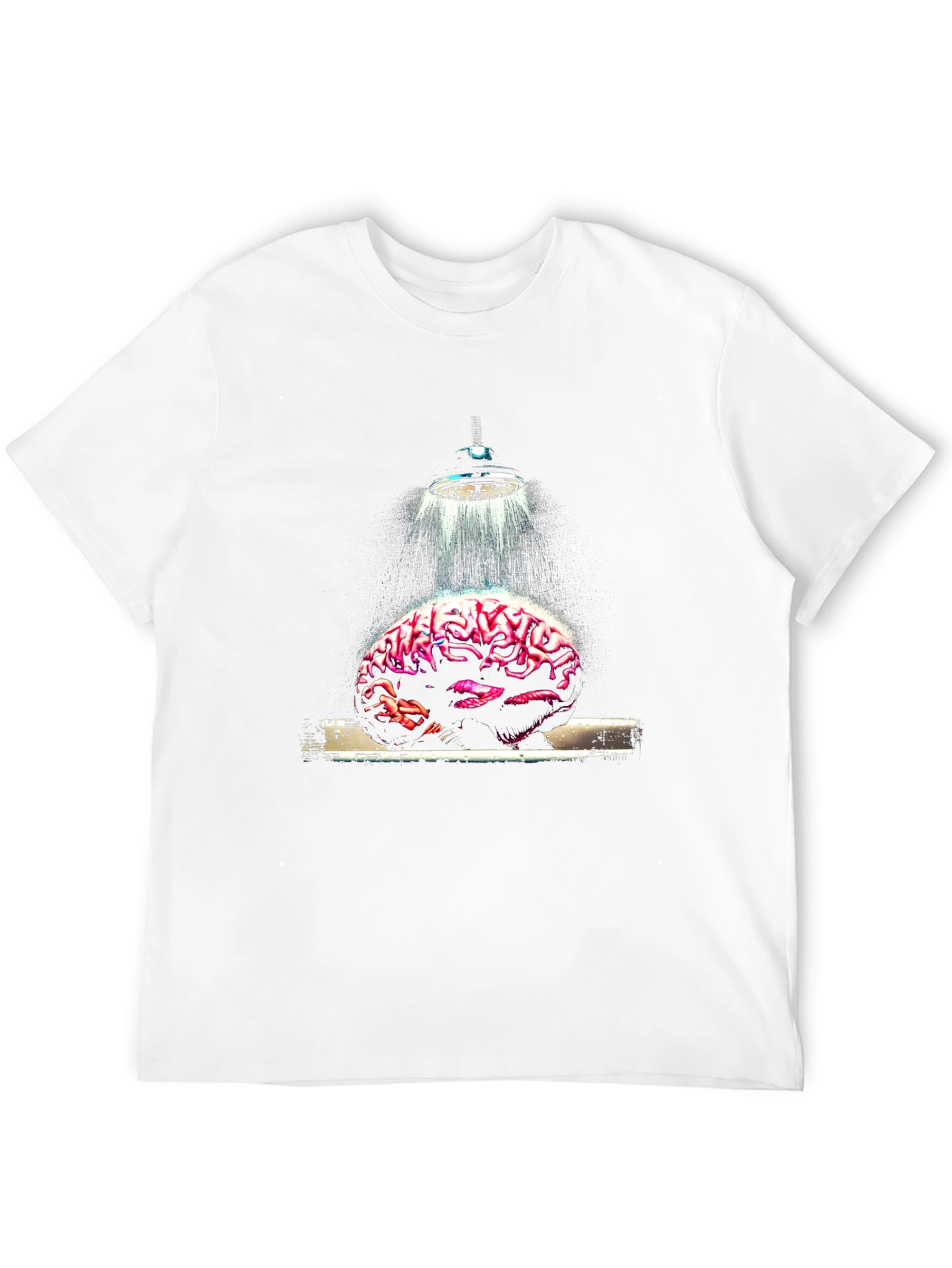 Black Brain Shower Graphic Tee view 12