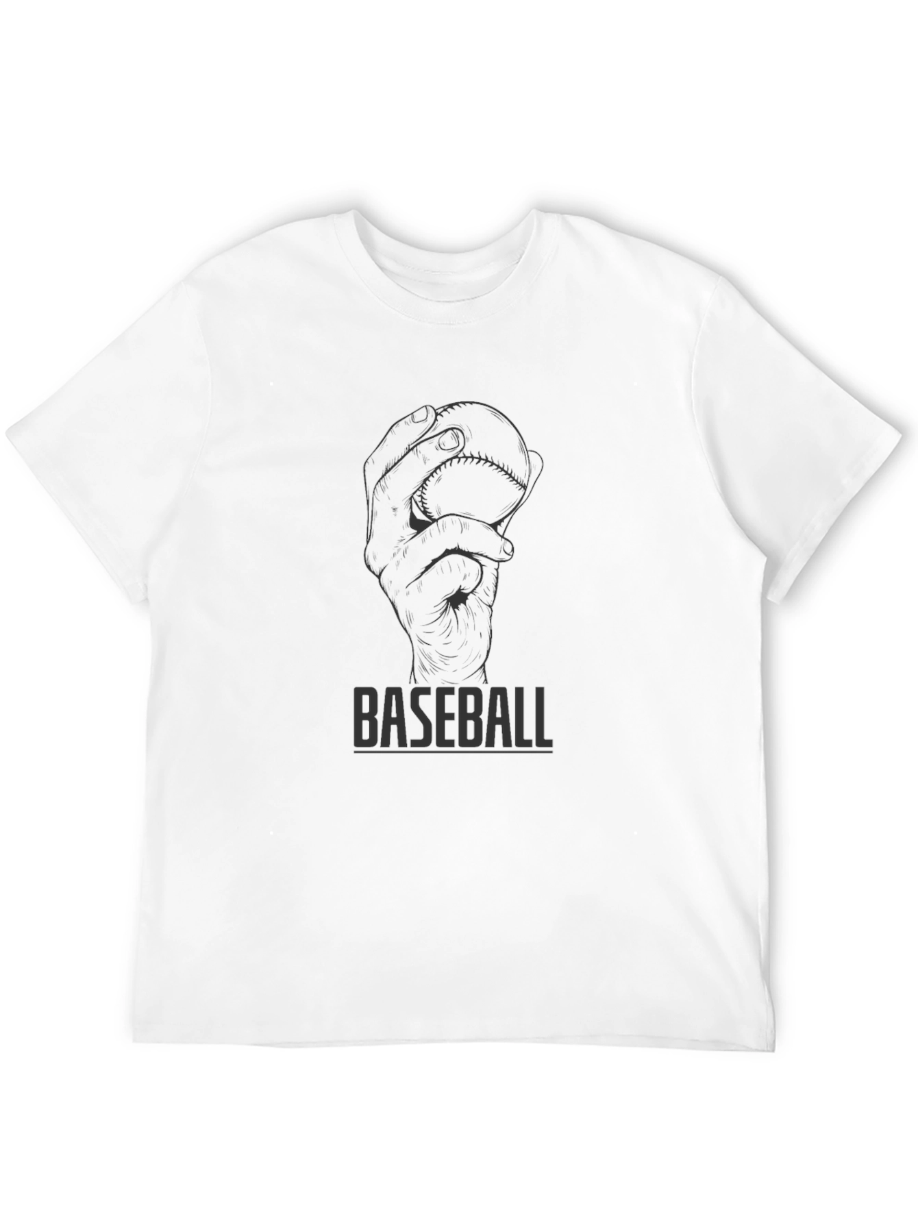 Black Baseball Graphic T-Shirt - Soft Cotton Tee for Sport Fans view 12