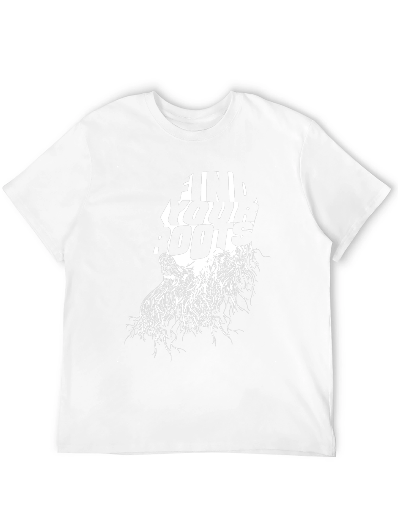 Black Find Your Roots Graphic Tee - Black Unisex T-Shirt view 12