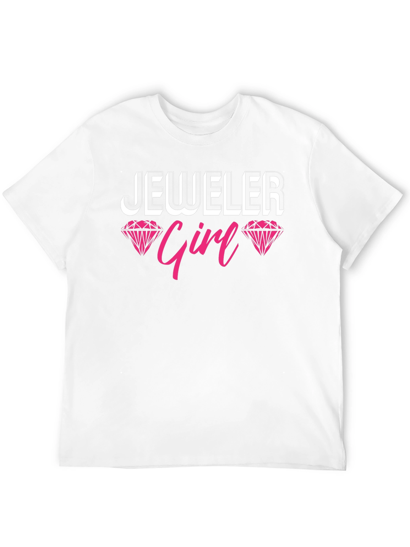 Black Jeweler Girl Graphic Tee - Black Cotton T-Shirt view 12