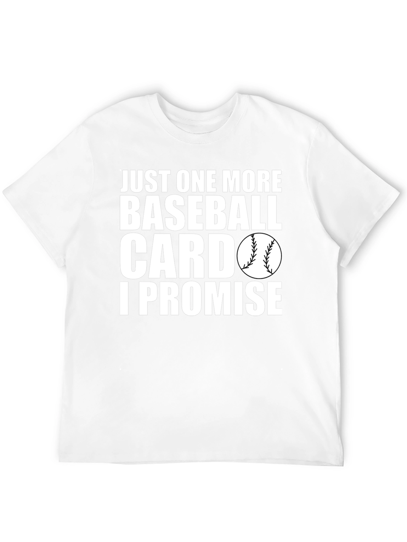 Black Funny Baseball Card Collector T-Shirt - I Promise! view 12