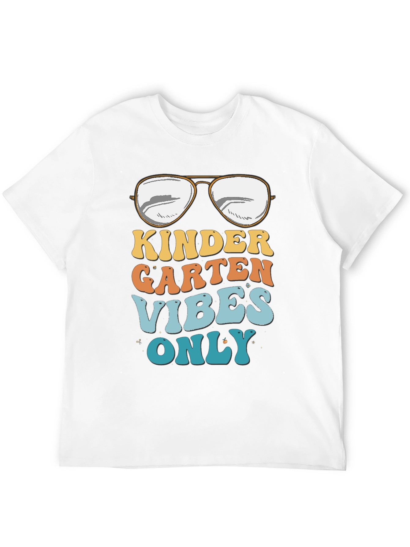 Black Kindergarten Vibes Only Graphic Tee view 12