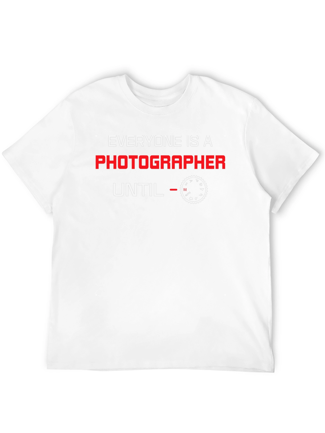 Black Photographer Mode Dial T-Shirt view 12